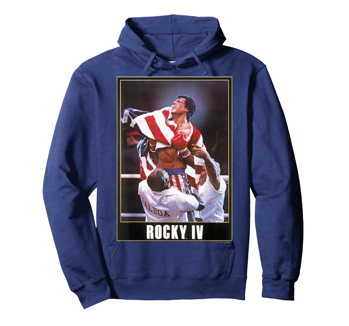 Rocky IV American Flag Poster T-Shirt Small