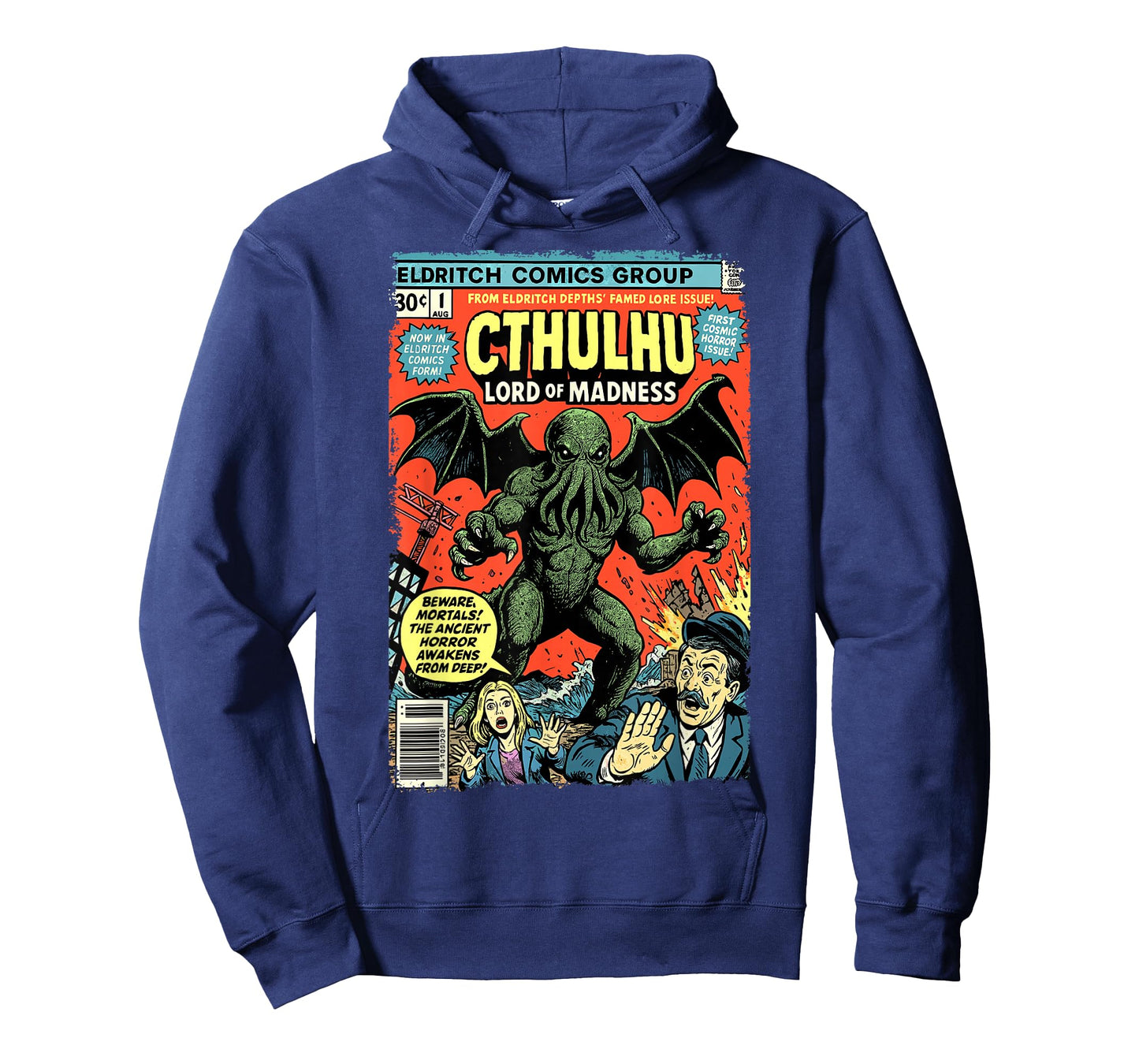 Cthulhu Lord of Madness, Vintage Comic Book Cover T-Shirt