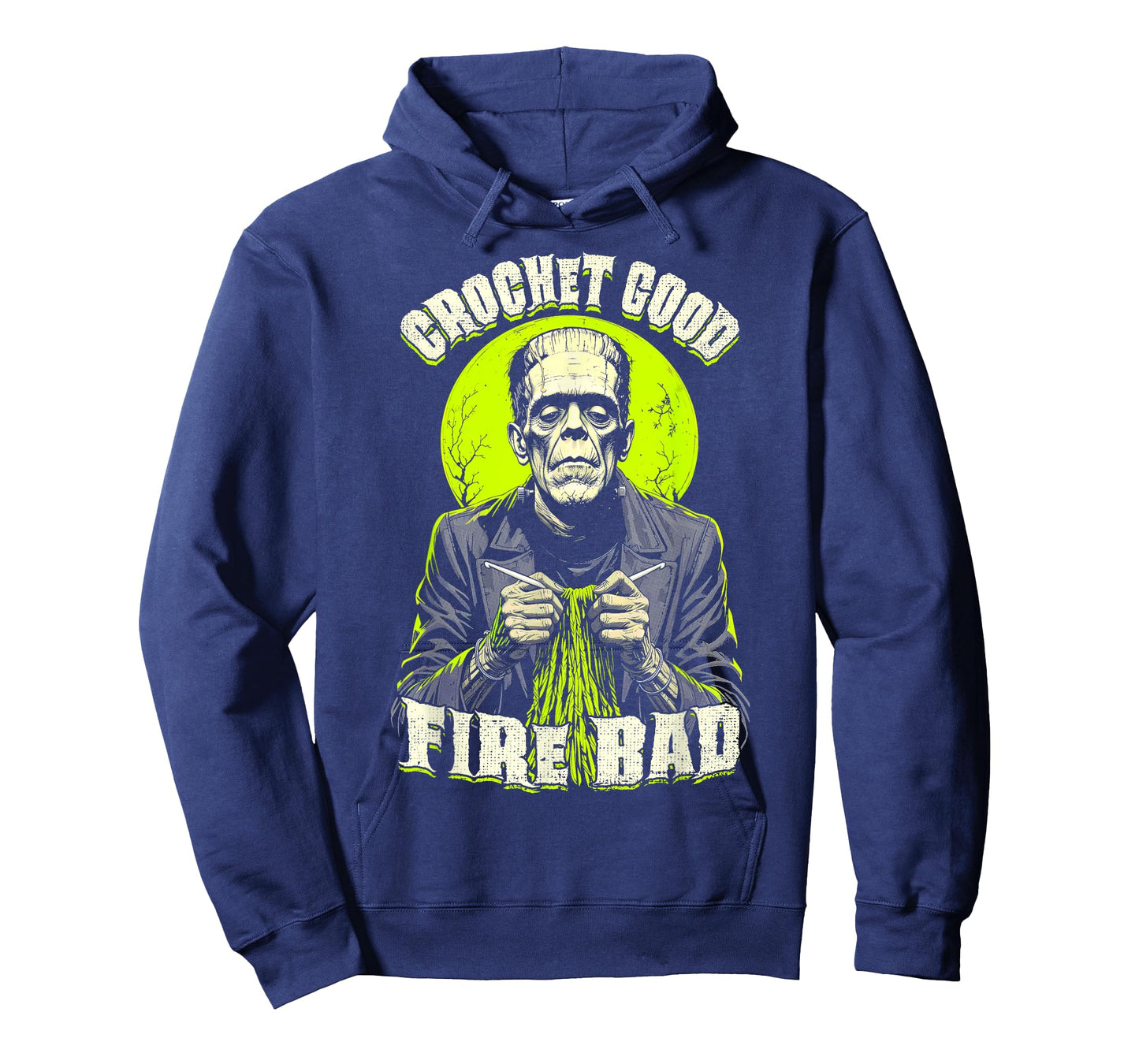 Funny Crochet Frankenstein Knitting Halloween Crocheting T-Shirt