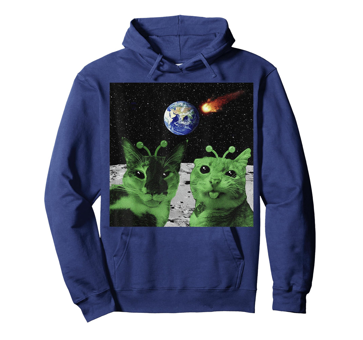 Cat UFO Y2K Cats Alien Selfie Funny Cat Gifts for Men Women T-Shirt