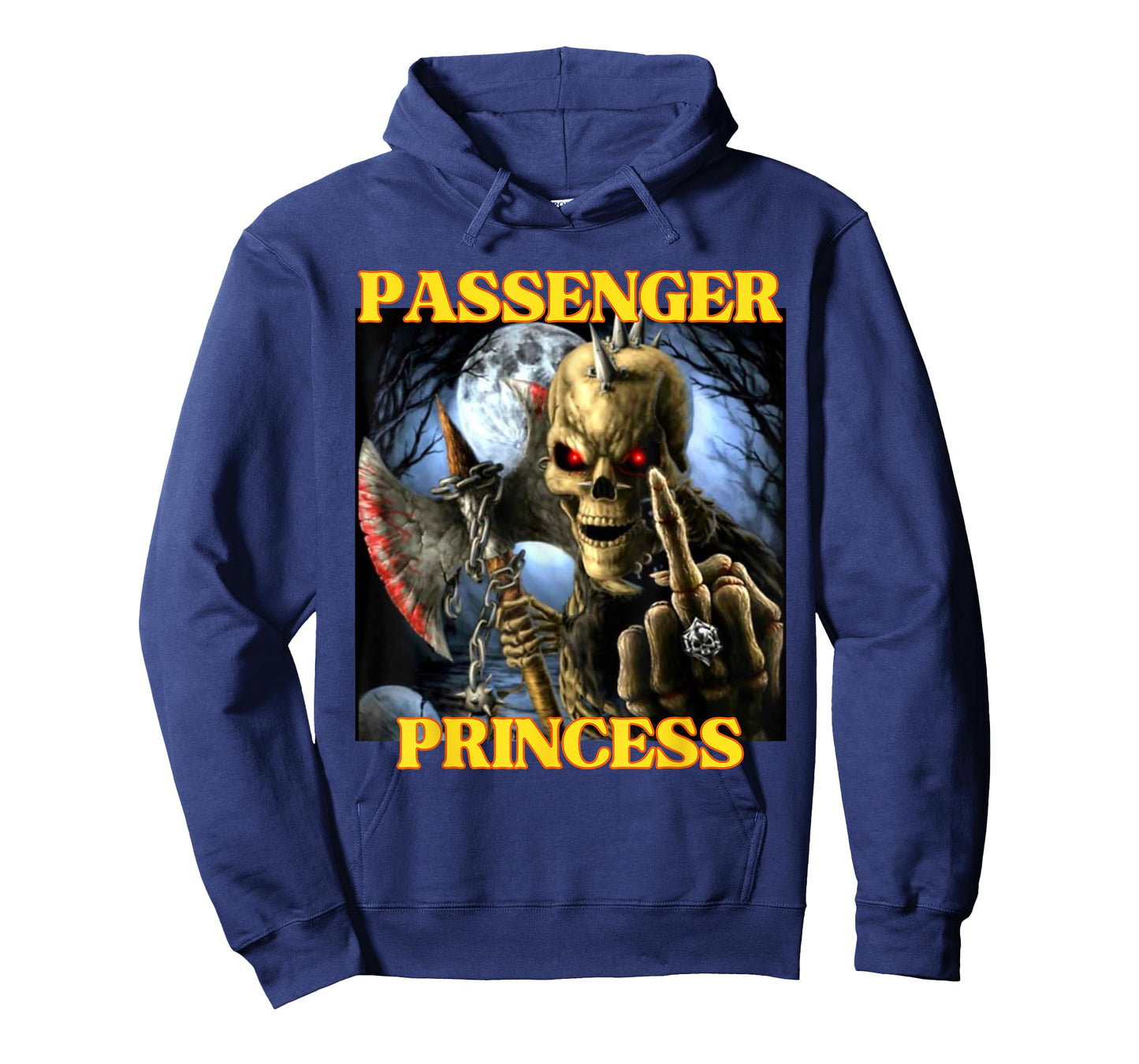 I Heart Passenger Princess Funny Hard Skeleton Meme T-Shirt