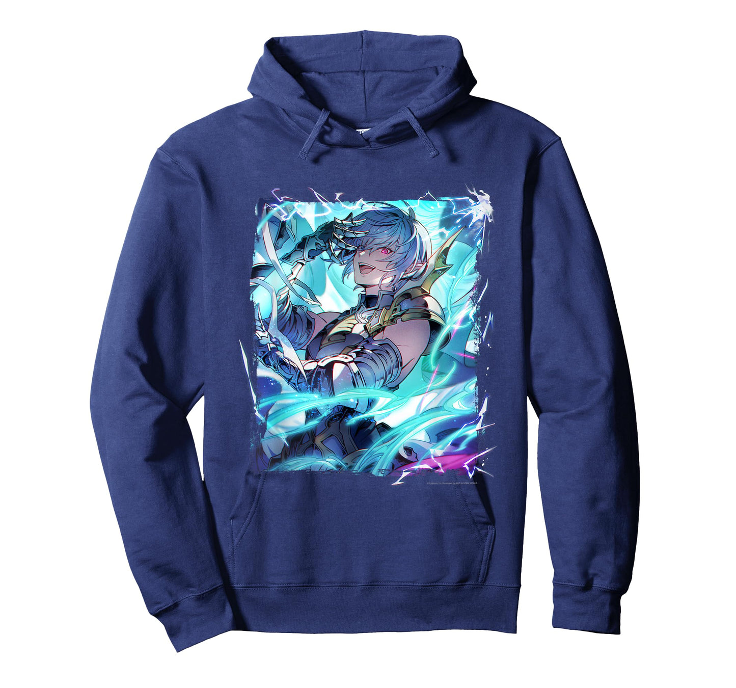 Cygames, Inc. Granblue Fantasy Versus: Rising T-Shirt - Black, Small, Unisex-Adults, Anime, Modern Anime Cartoon T-Shirt, Crew Collar, Short Sleeve
