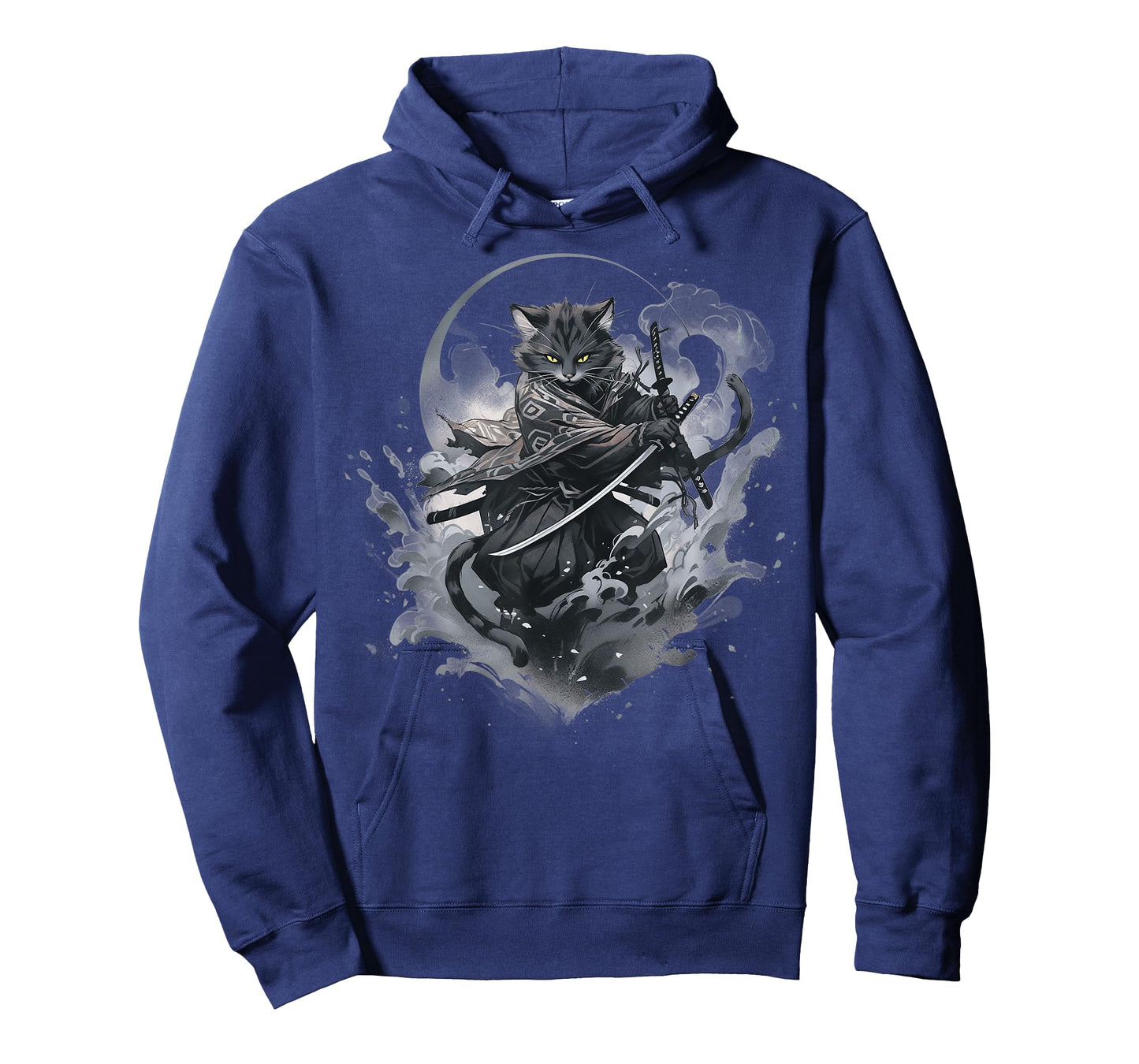 Samurai cat Anime Japanese Ninja Warrior Aesthetic Cute V05 T-Shirt