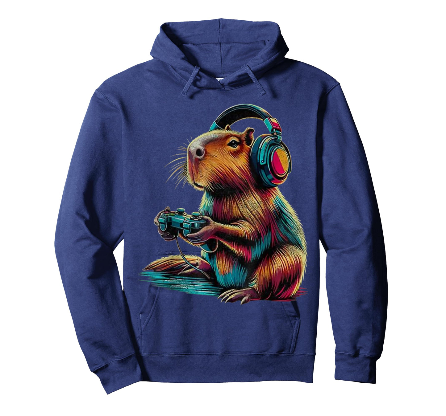 Gaming Capybara Cool Gamer Capy Rodent Men Boys Kids Youth T-Shirt