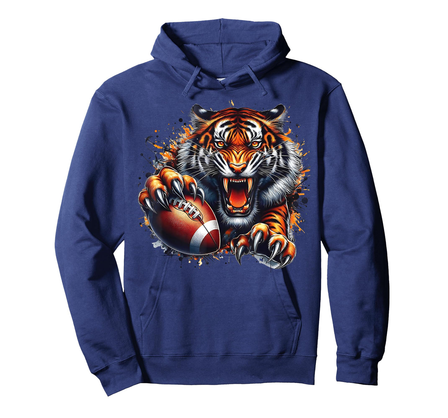 Touchdown American Football Game Day Thanksgiving Tiger Cool T-Shirt