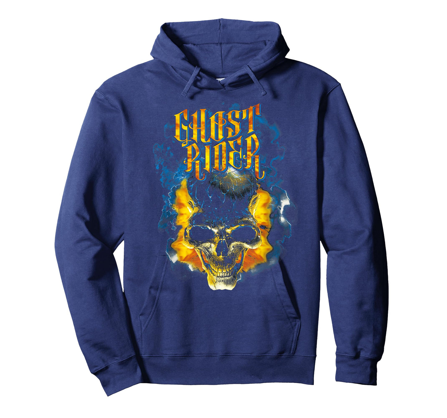 Marvel Ghost Rider Skull Urban Street Flames Graphic T-Shirt