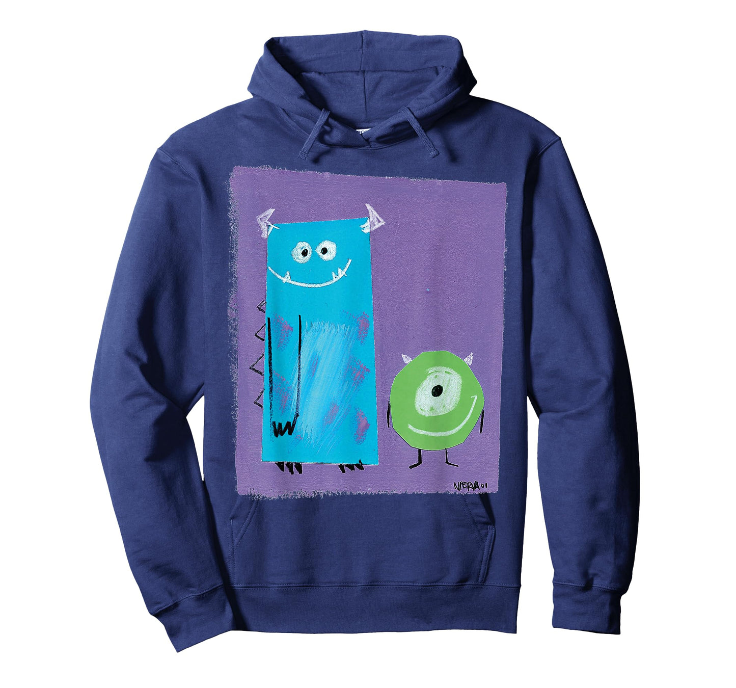 Disney Pixar Monsters University Sulley & Mike Fine Art Duo T-Shirt
