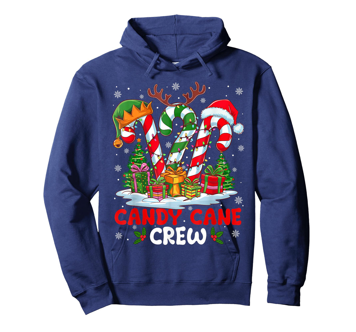 Candy Cane Crew Christmas Xmas Love Candy Boys Girls Kids T-Shirt