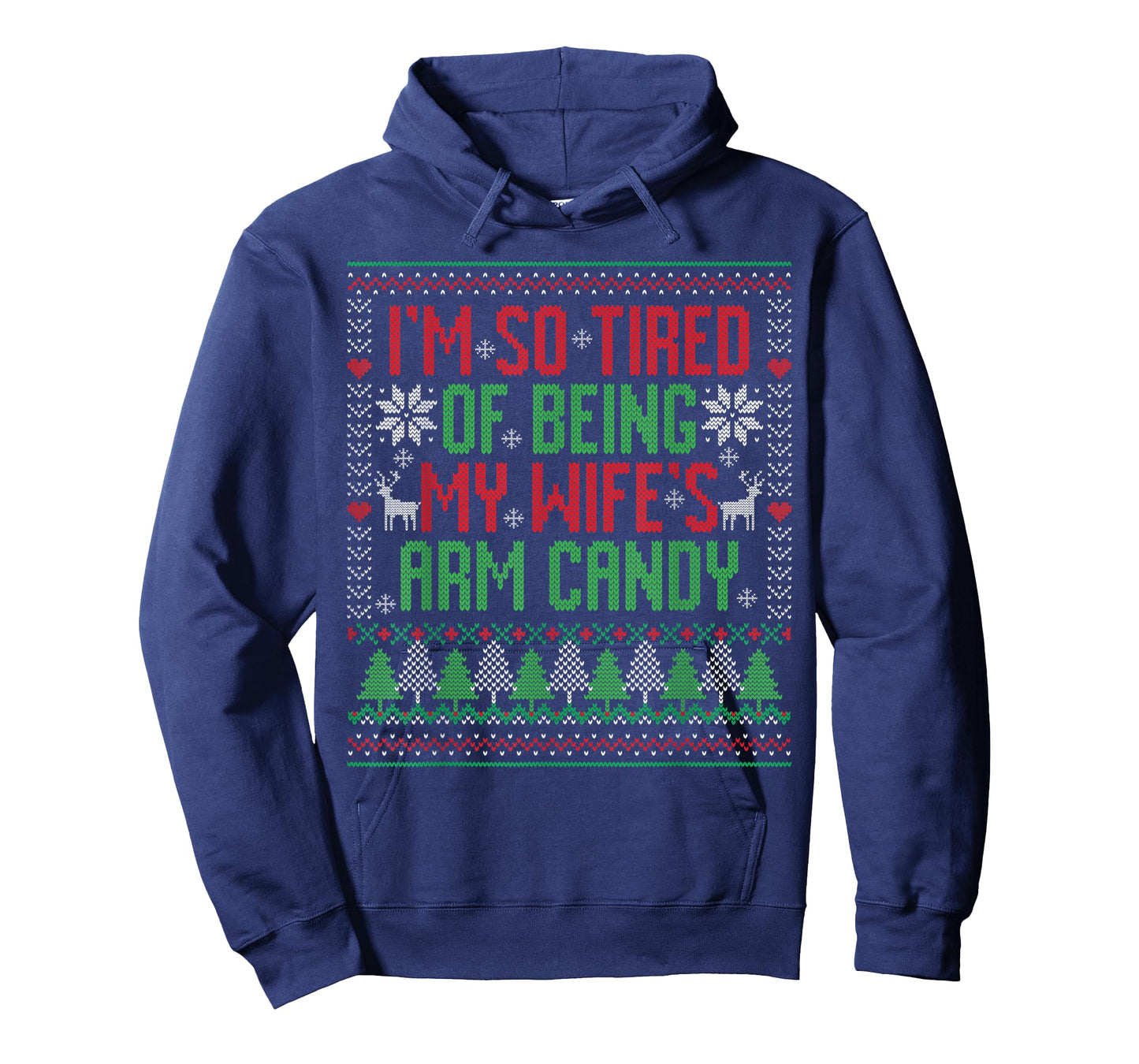 Mens Funny Christmas Arm Candy Christmas Pajama Husband Gift T-Shirt