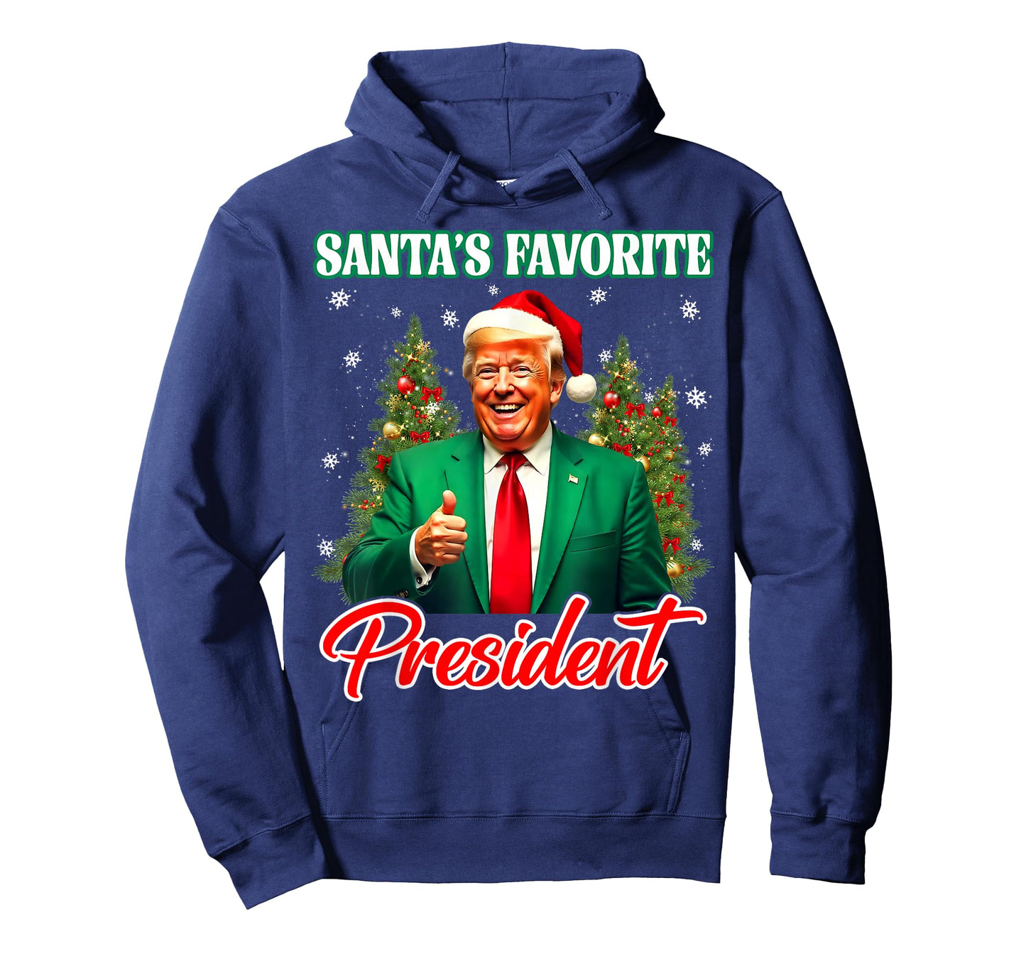 Santa's Favorite President 2025 Merry Christmas Pajama Trump T-Shirt