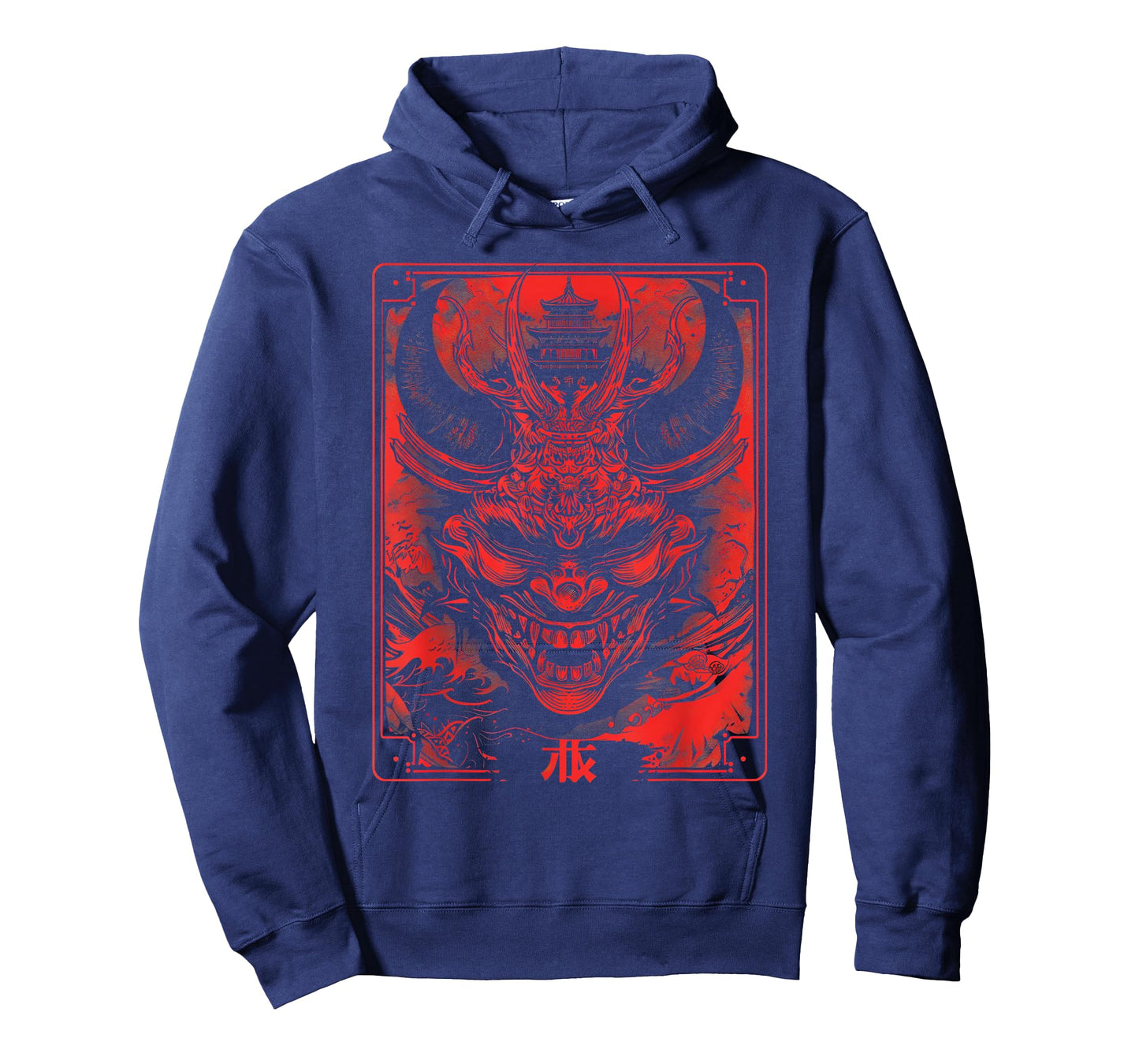 Anime Goth Japanese Oni Demon Samurai Dragon Fantasy T-Shirt