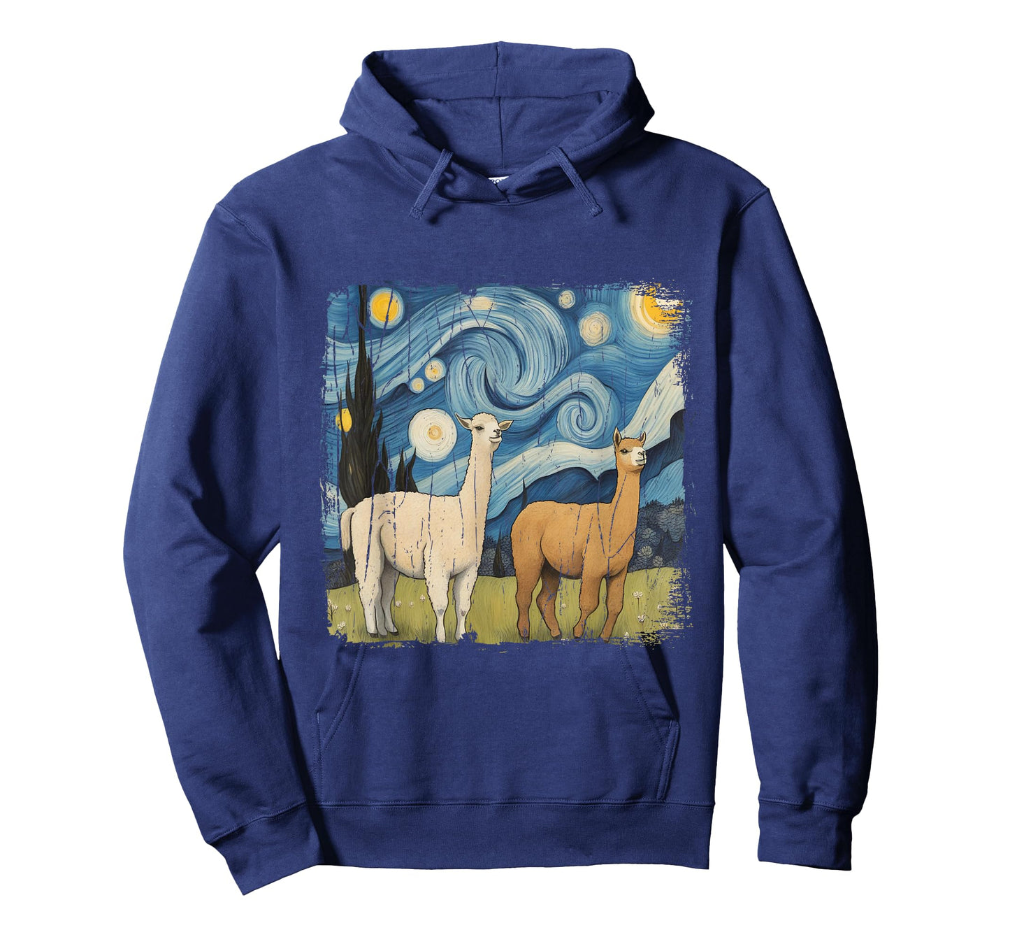 Cotopaxi Starry Night Artwork Llama National Park Souvenir T-Shirt