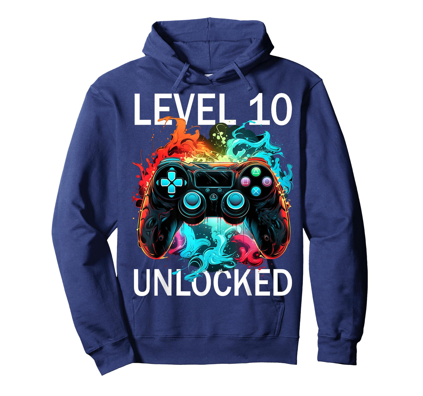 Kids Level 10 Unlocked Video Gamer Retro 10th Birthday Game T-Shirt