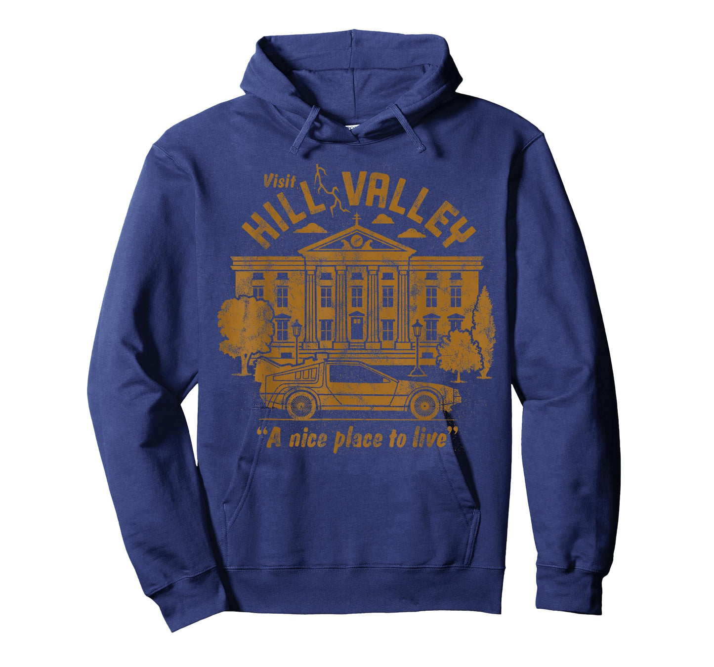 Back to The Future Visit Hill Valley A Nice Place to Live T-Shirt Small
