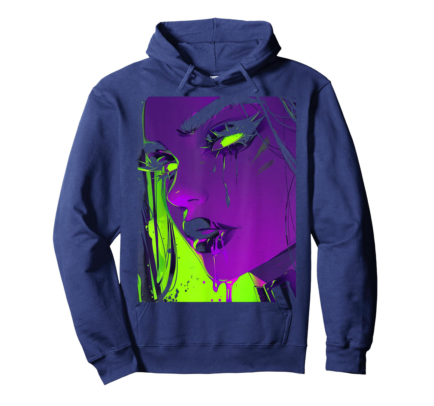 Cybergoth Cybercore Grunge Punk Goth Girl Alt Anime Manga T-Shirt