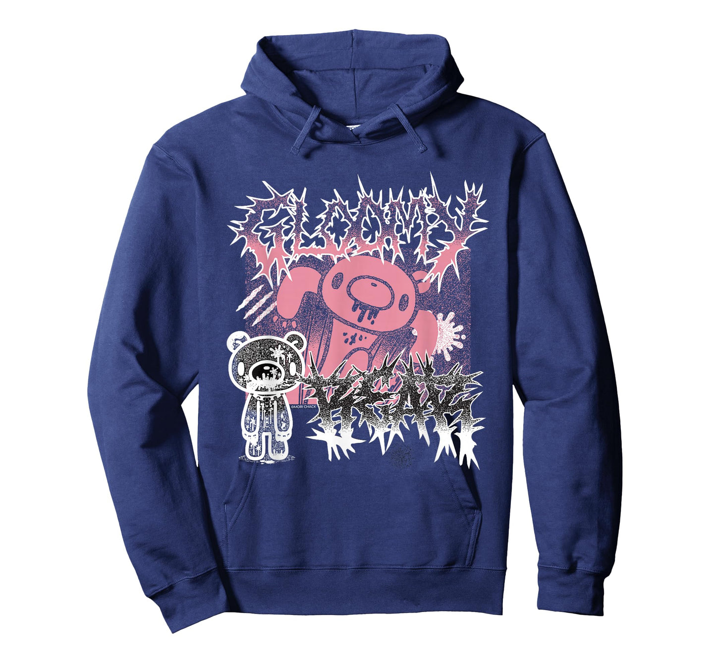 Gloomy Bear The Naughty Grizzly Metal Band Text Anime Manga T-Shirt