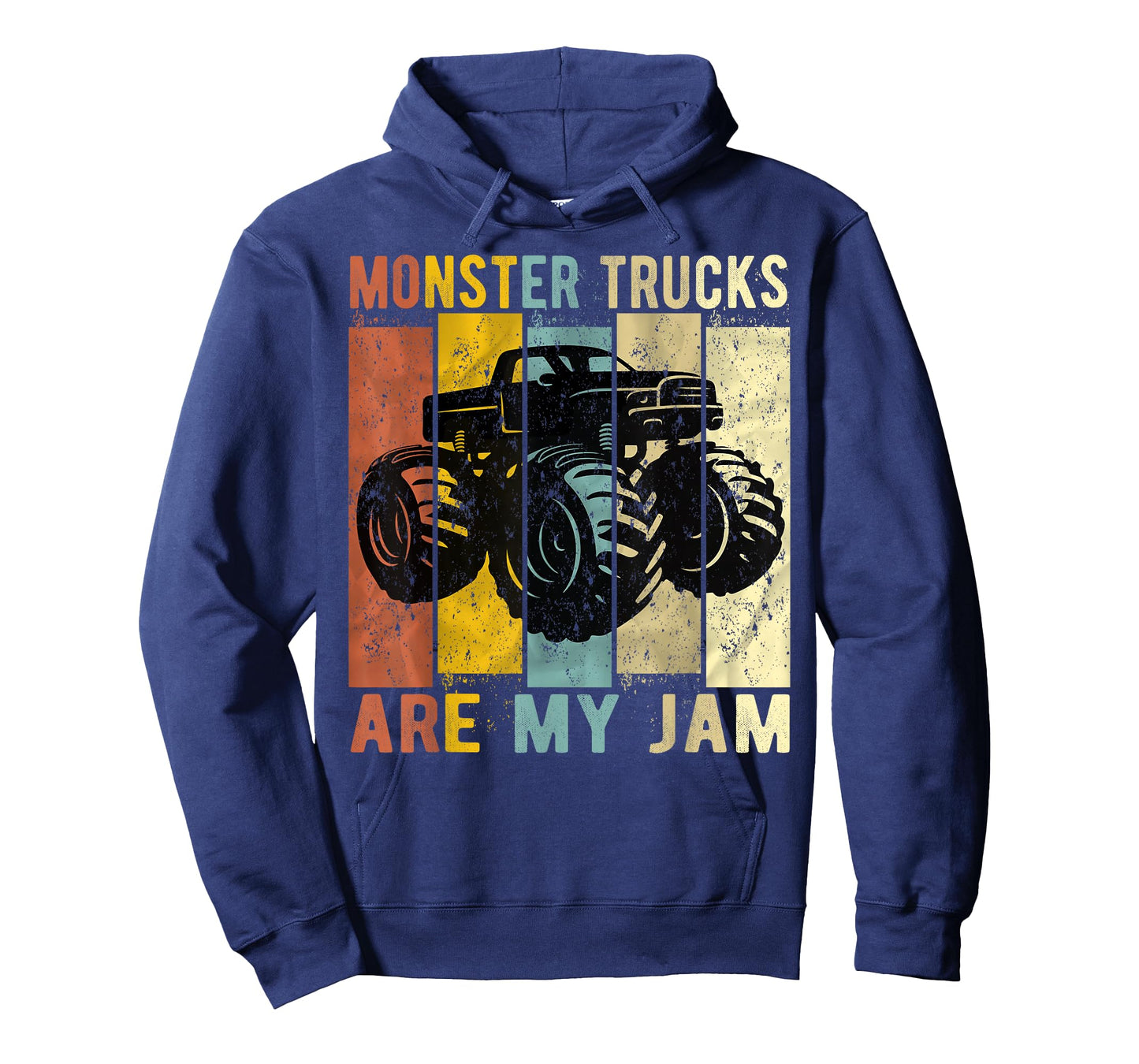 Monster Trucks Are My Jam Vintage Retro Monster Truck T-Shirt