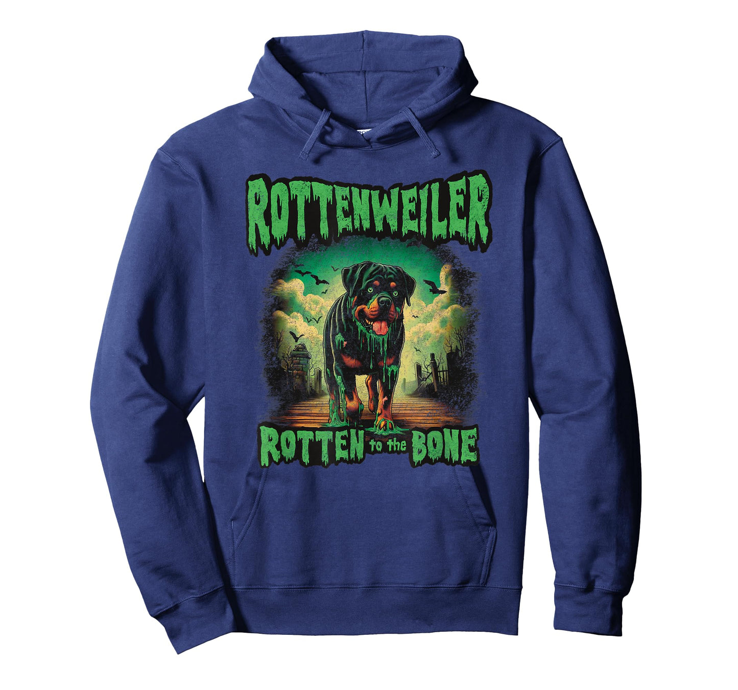 Zombie Rottweiler Jowls, Halloween Rottie, Rottenweiler Dog T-Shirt