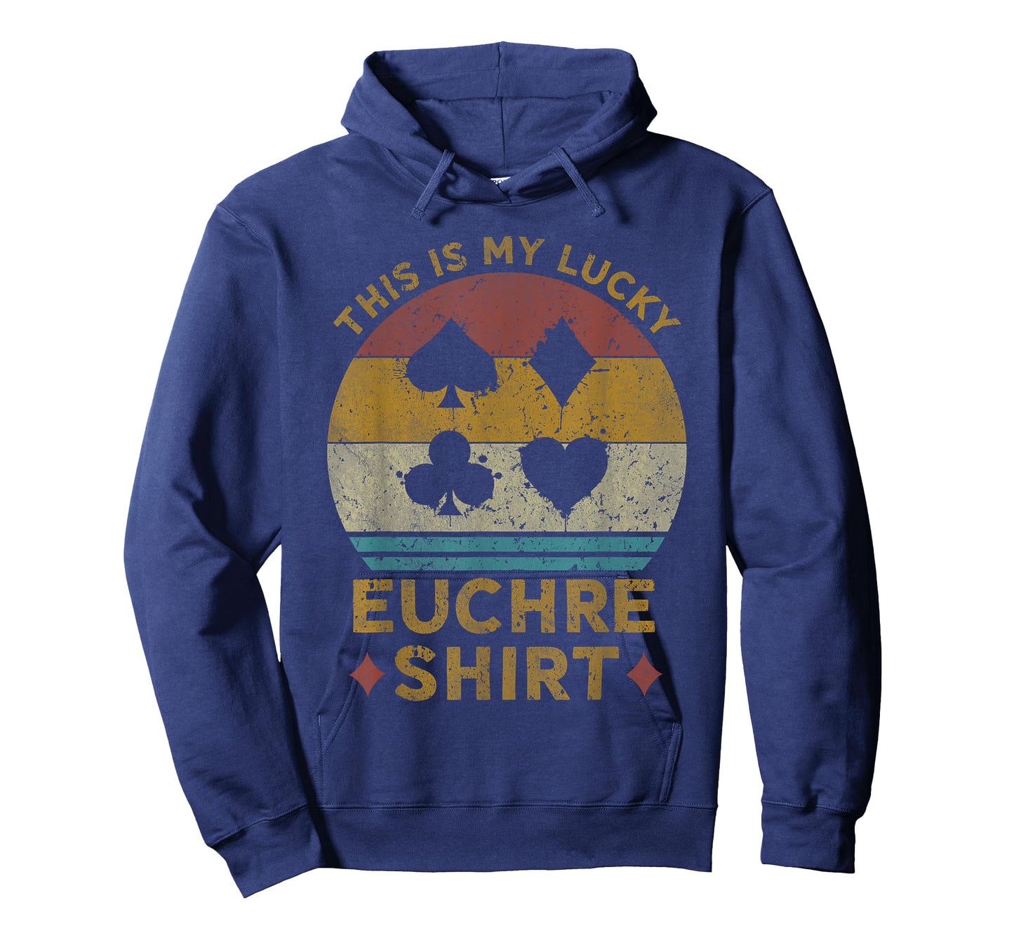 This Is My Lucky Euchre Shirt Vintage Euchre Card Game T-Shirt