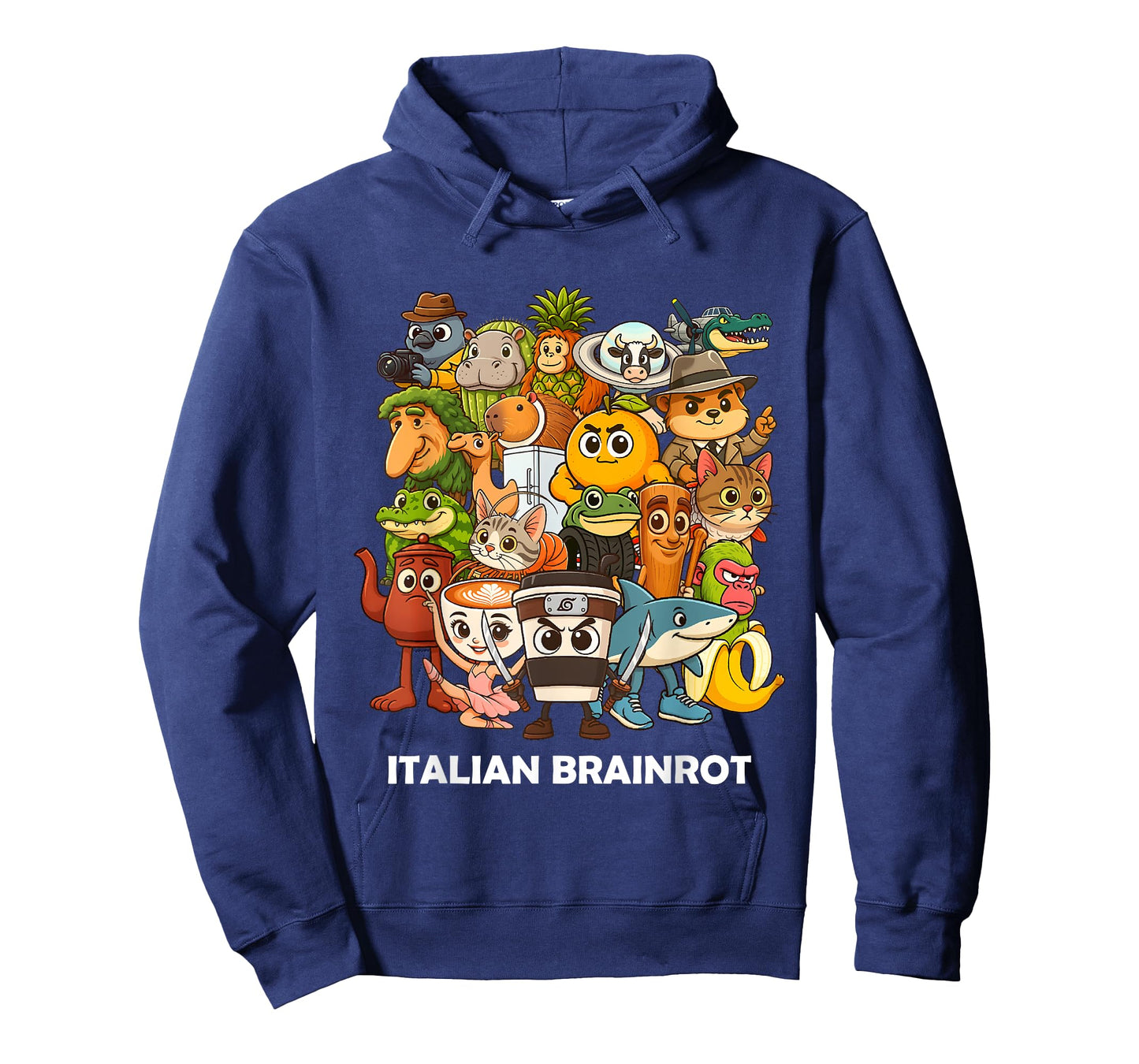Italian Brainrot Meme All Character Kawaii Japan Anime Style T-Shirt