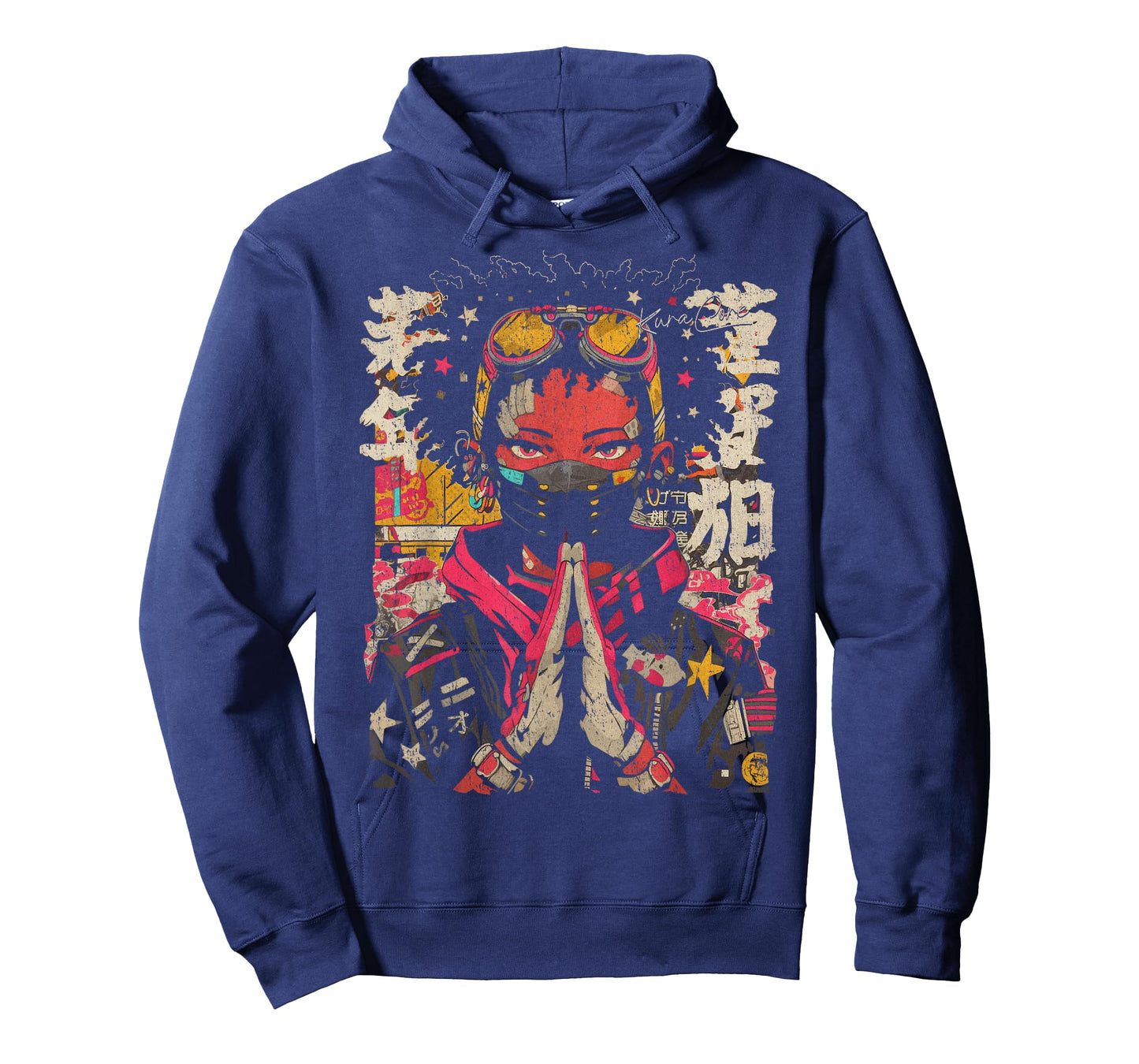 Japanese Streetwear Afro Cyberpunk Y2K Techwear Manga Anime T-Shirt