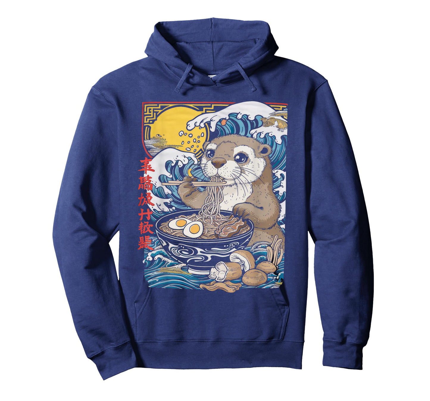 Otter Ramen Tshirt Kawaii Manga Anime Noodles Y2k Japanese T-Shirt