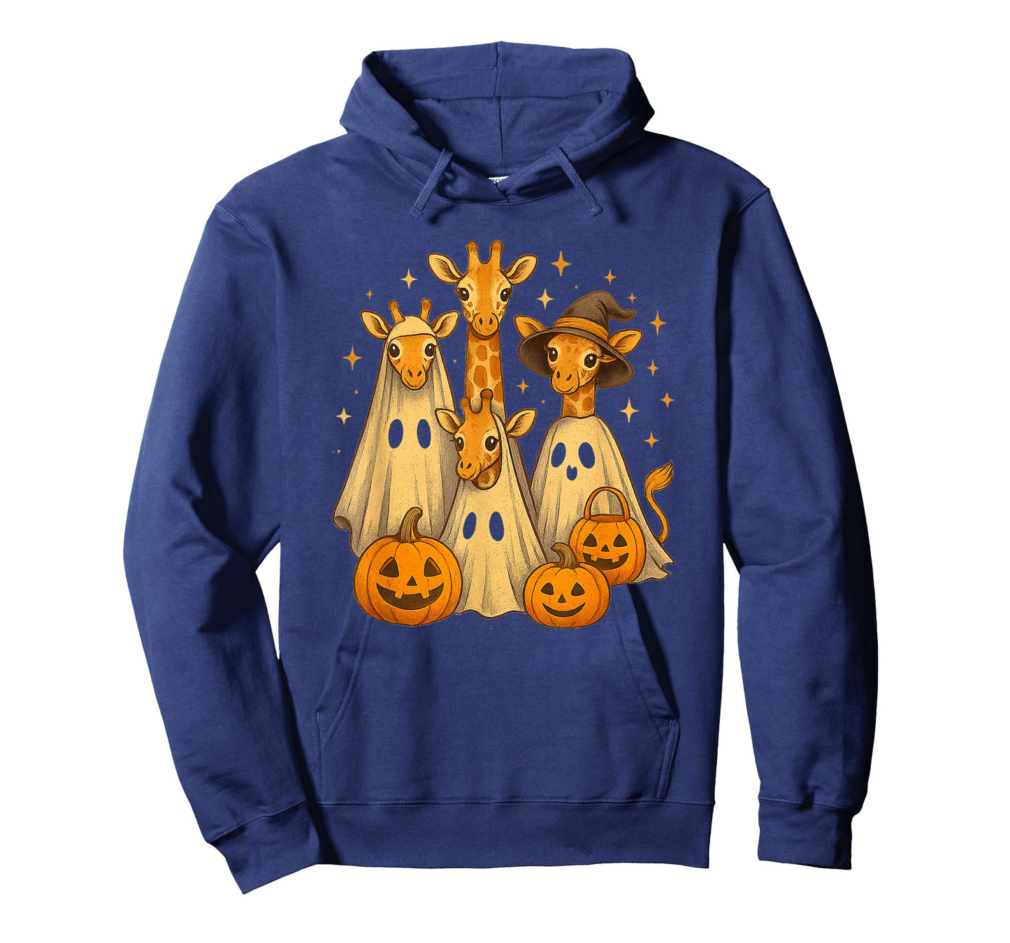 Spooky Ghost Giraffe Halloween Funny African Animal Lover T-Shirt