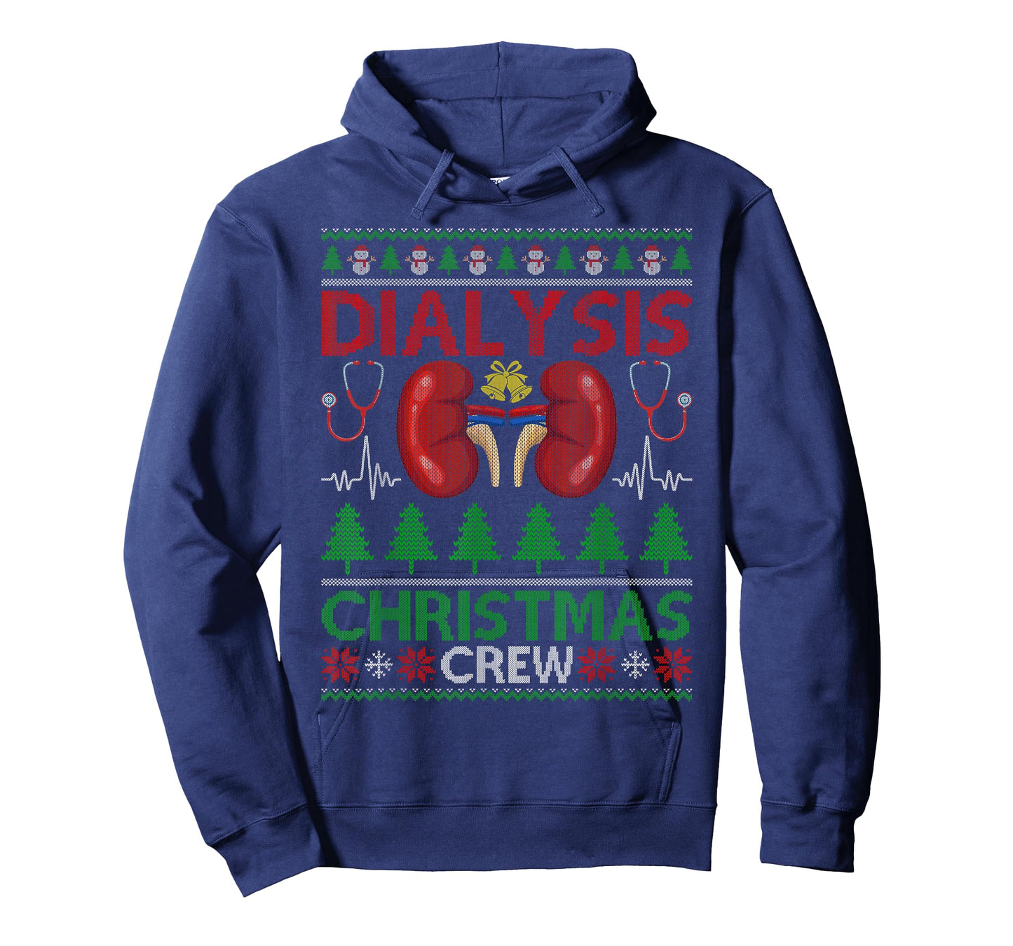 Dialysis Christmas Crew Ugly Xmas Sweater Nephrology Nurses T-Shirt
