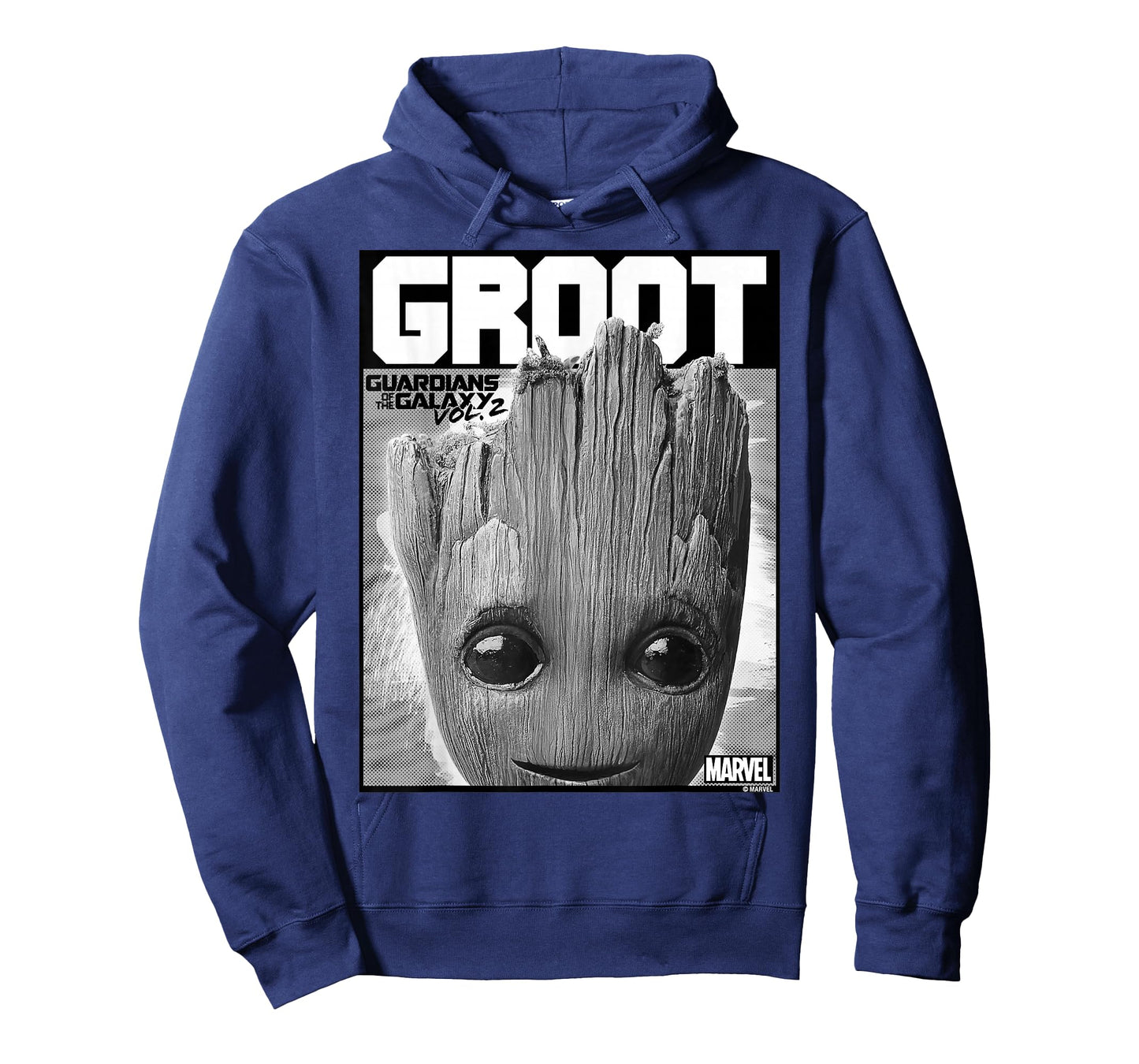 Marvel Guardians of The Galaxy Vol 2 Big Face Groot Poster T-Shirt