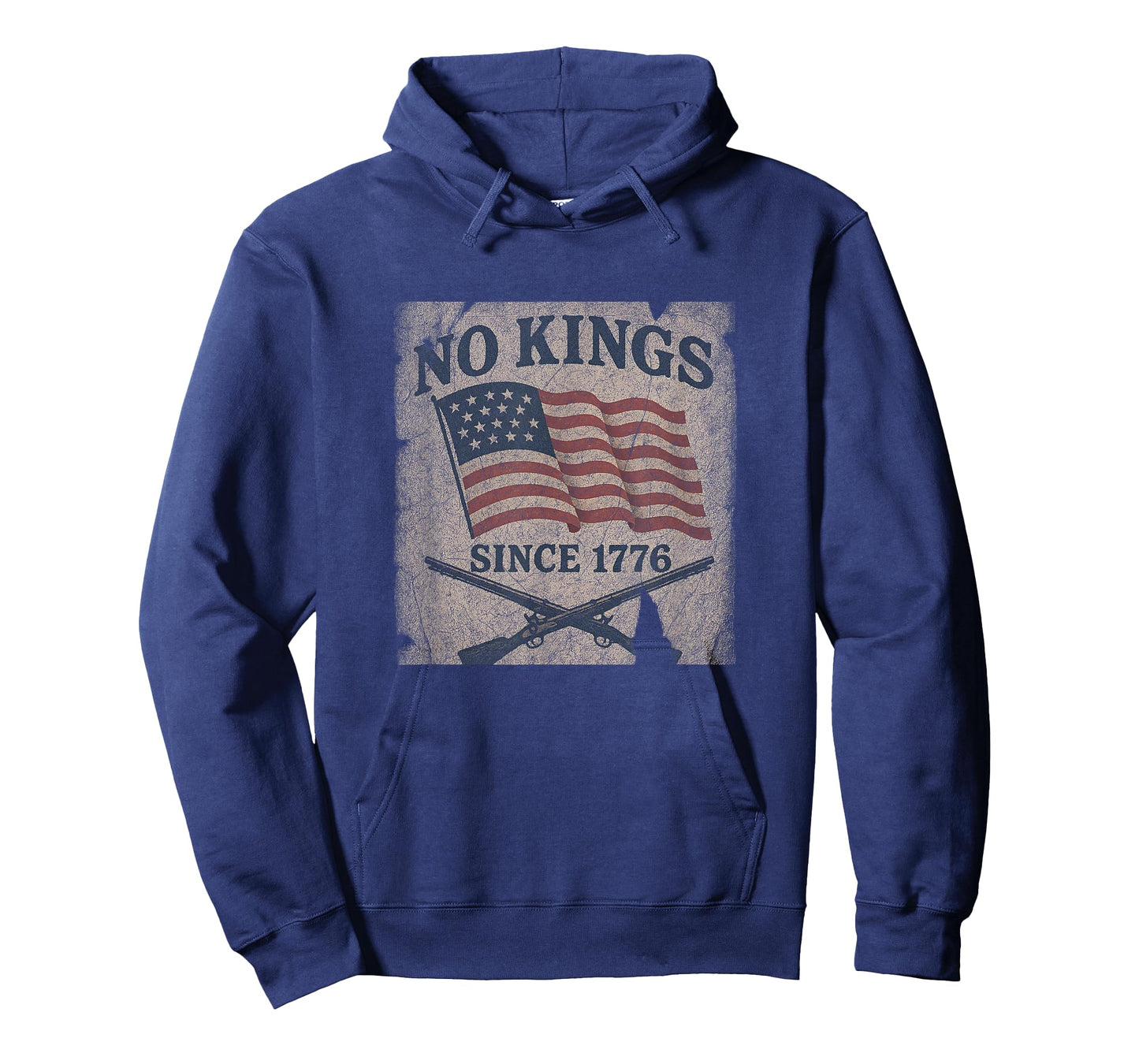 No Kings Since 1776 – Patriotic Rebellion Design T-Shirt