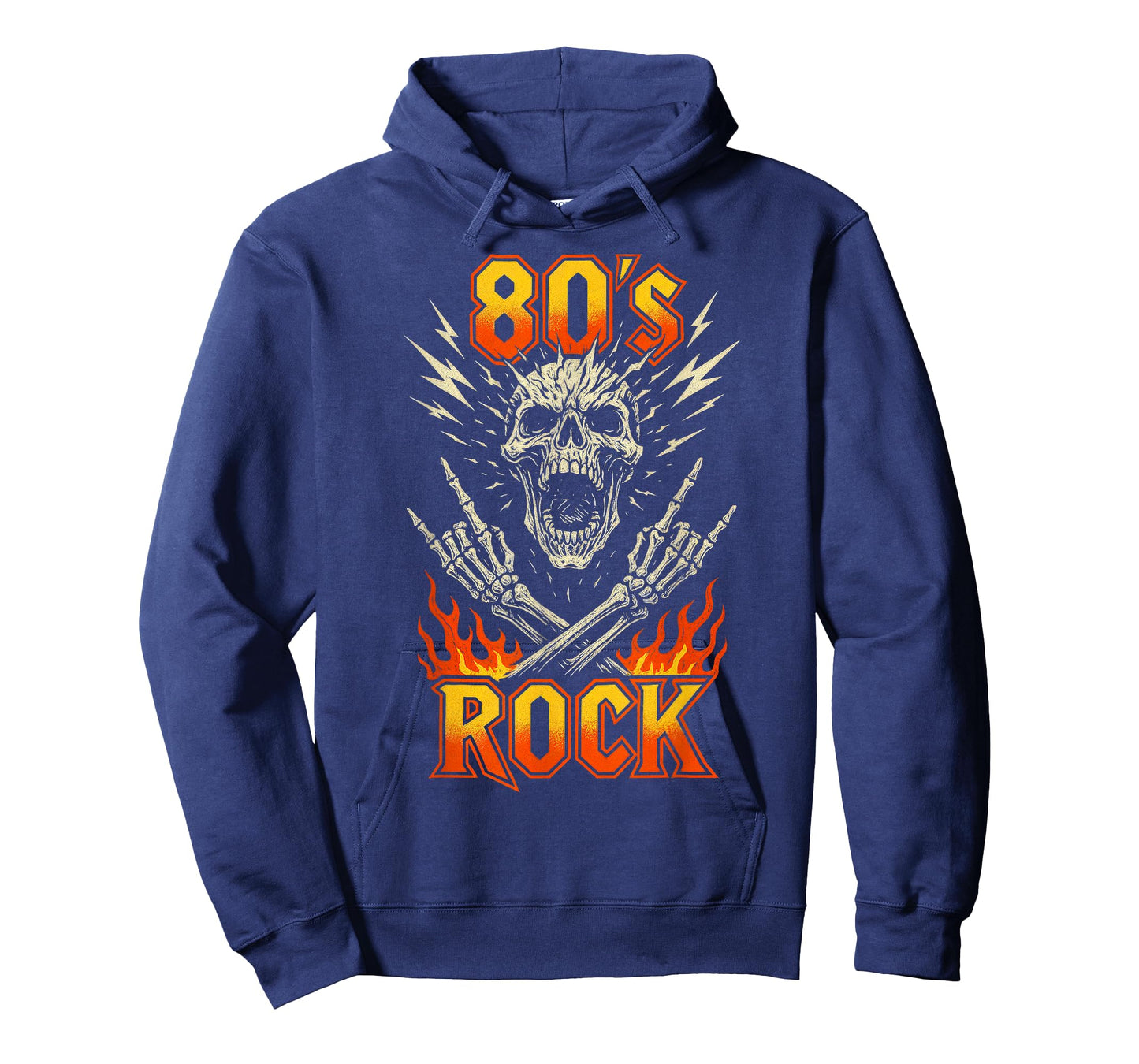 80s Rock Vintage Skull Retro Music Band Gift T-Shirt