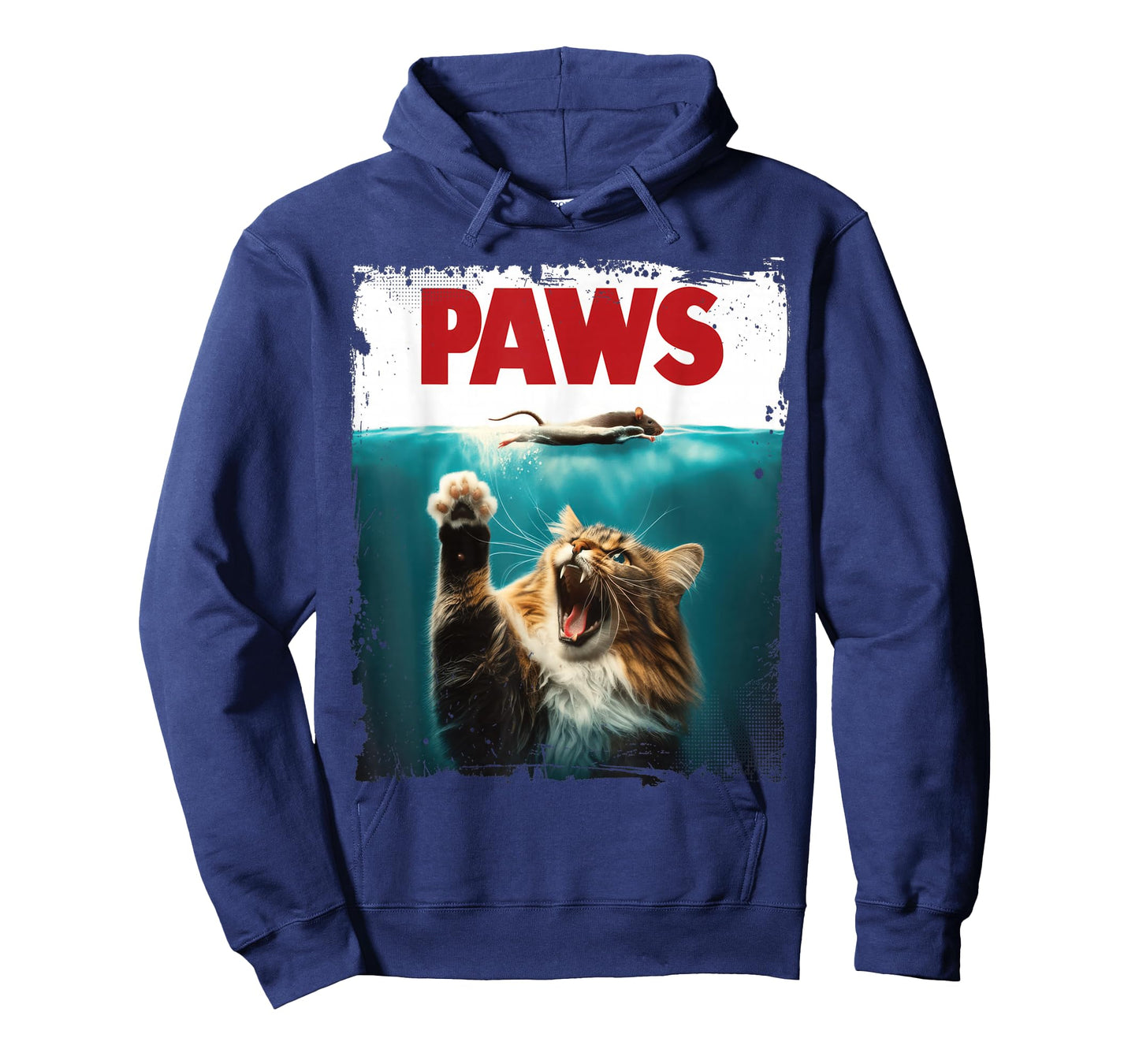 Humorous Paws Parody Cat Mouse for Cat Lover Cat Mom Cat Dad T-Shirt