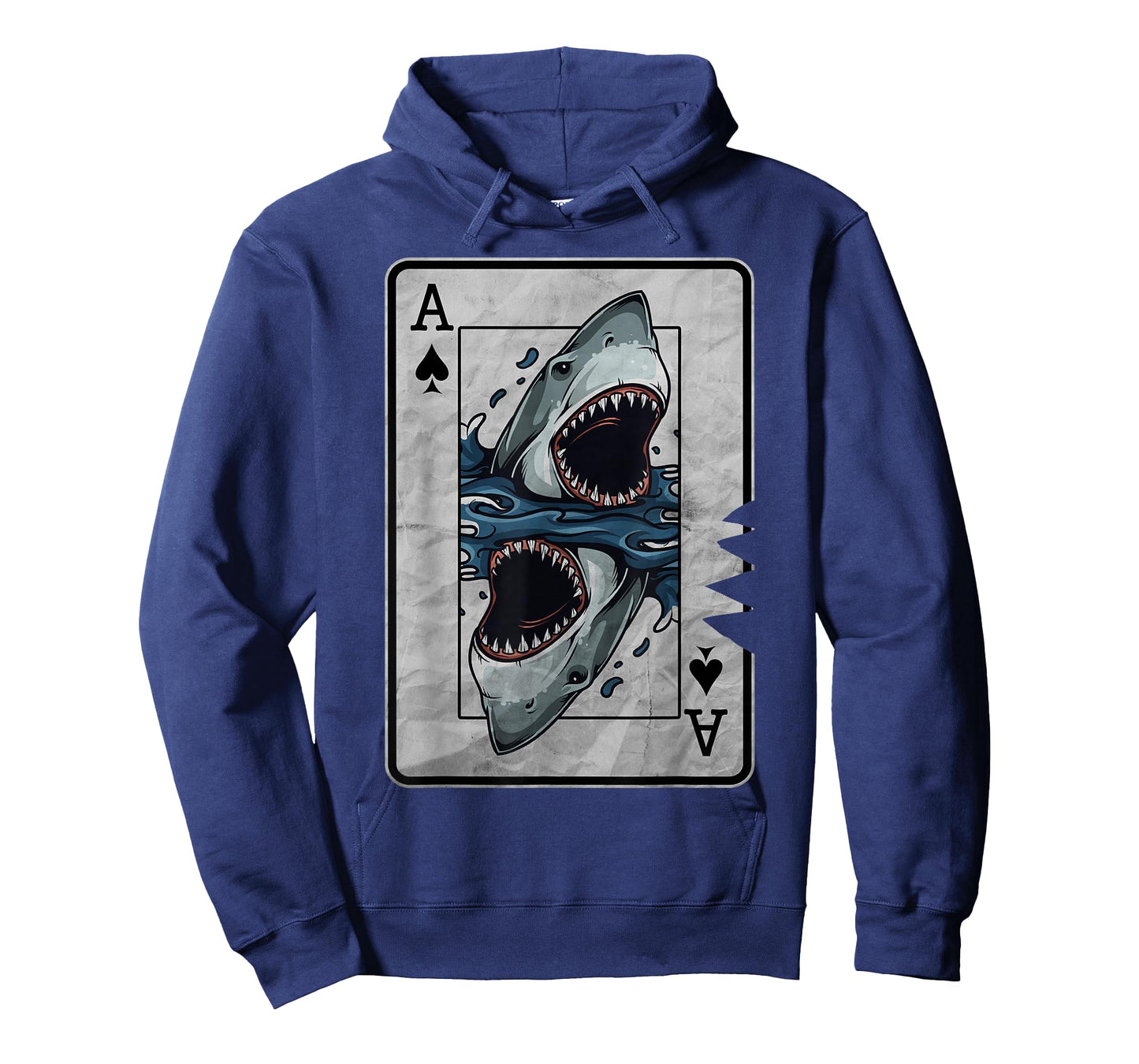 Poker Card Great White Shark T-Shirt