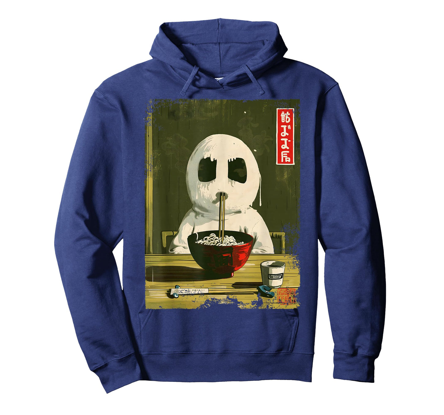 Funny Vintage Japanese Ghost Spooky Halloween Horror Ramen T-Shirt