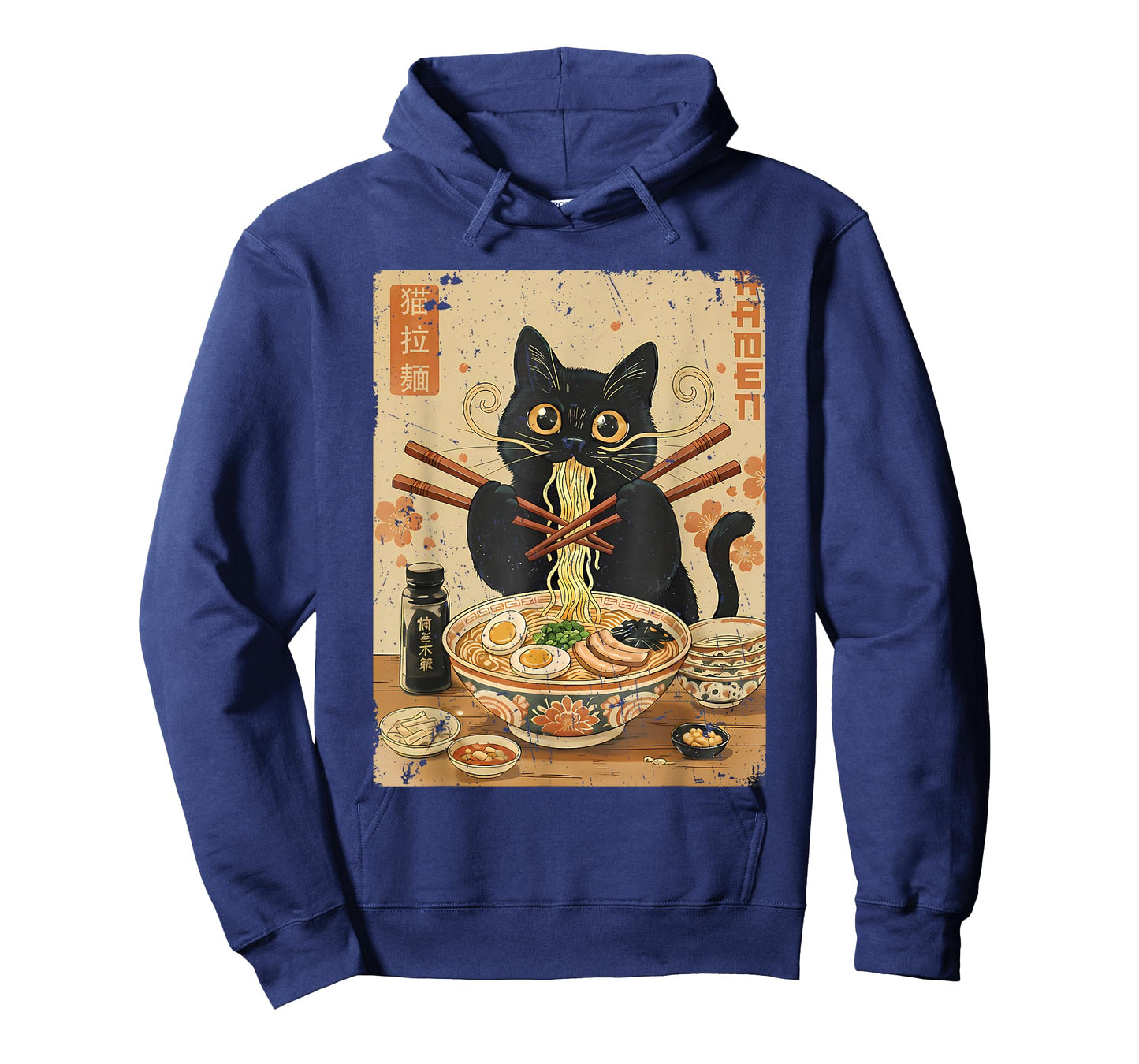Kawaii Ramen Cat Anime Noodles Japanese Otaku Graphic T-Shirt