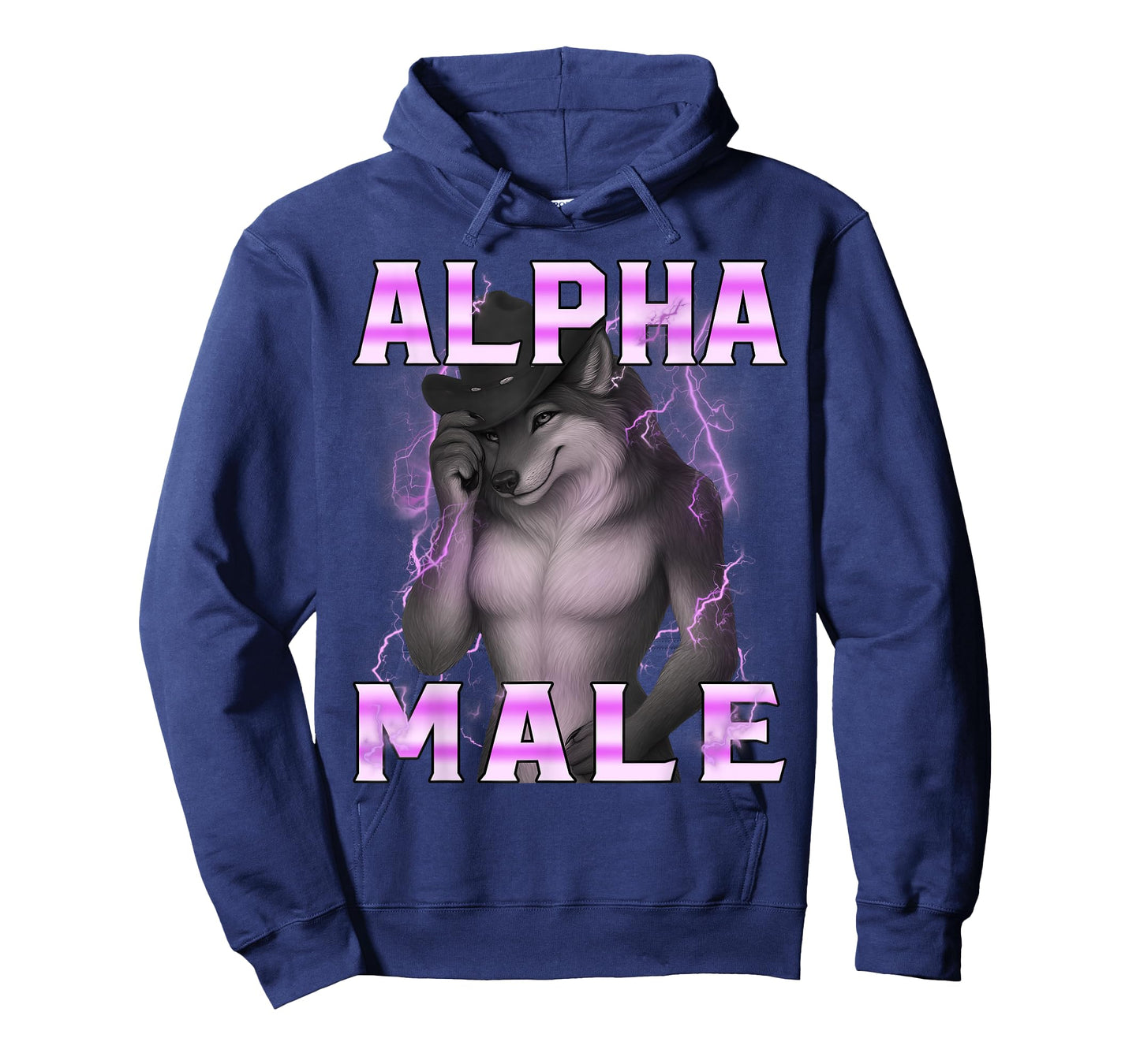 Alpha Male Meme Werewolf Funny Alpha Wolf Meme Humor T-Shirt
