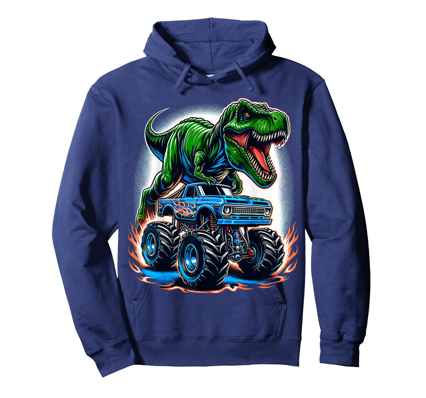 Monster Truck Birthday Party Monster Truck Dinosaur T-Shirt