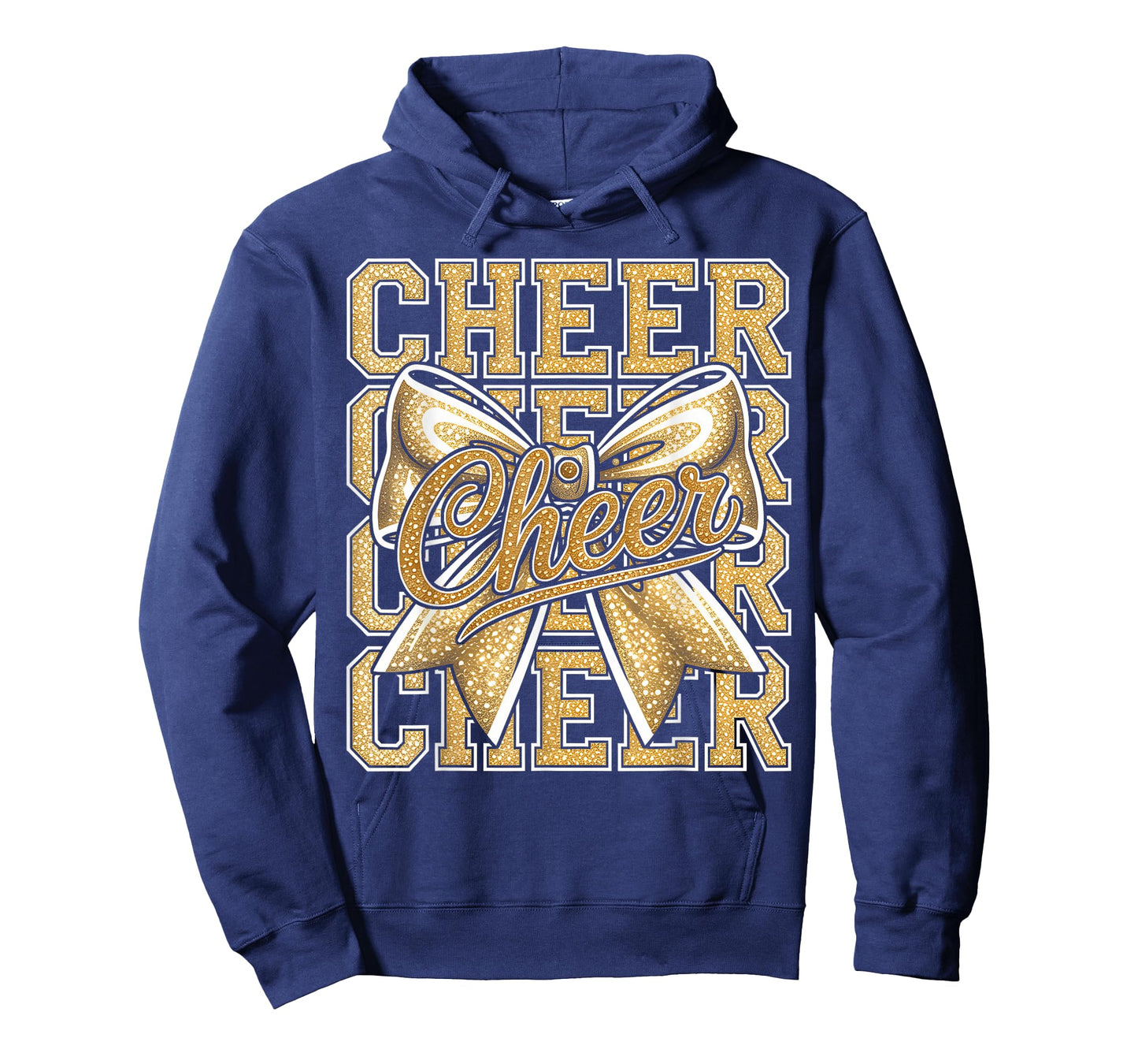 Cheer Gold Funny Cheerleader Coquette Cheerleading Outfit T-Shirt
