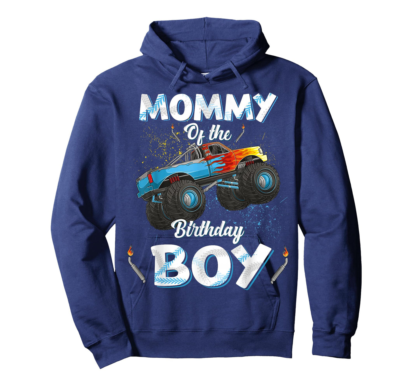 Mommy Of The Birthday Boy Monster Truck Bday Women Mom Mama T-Shirt