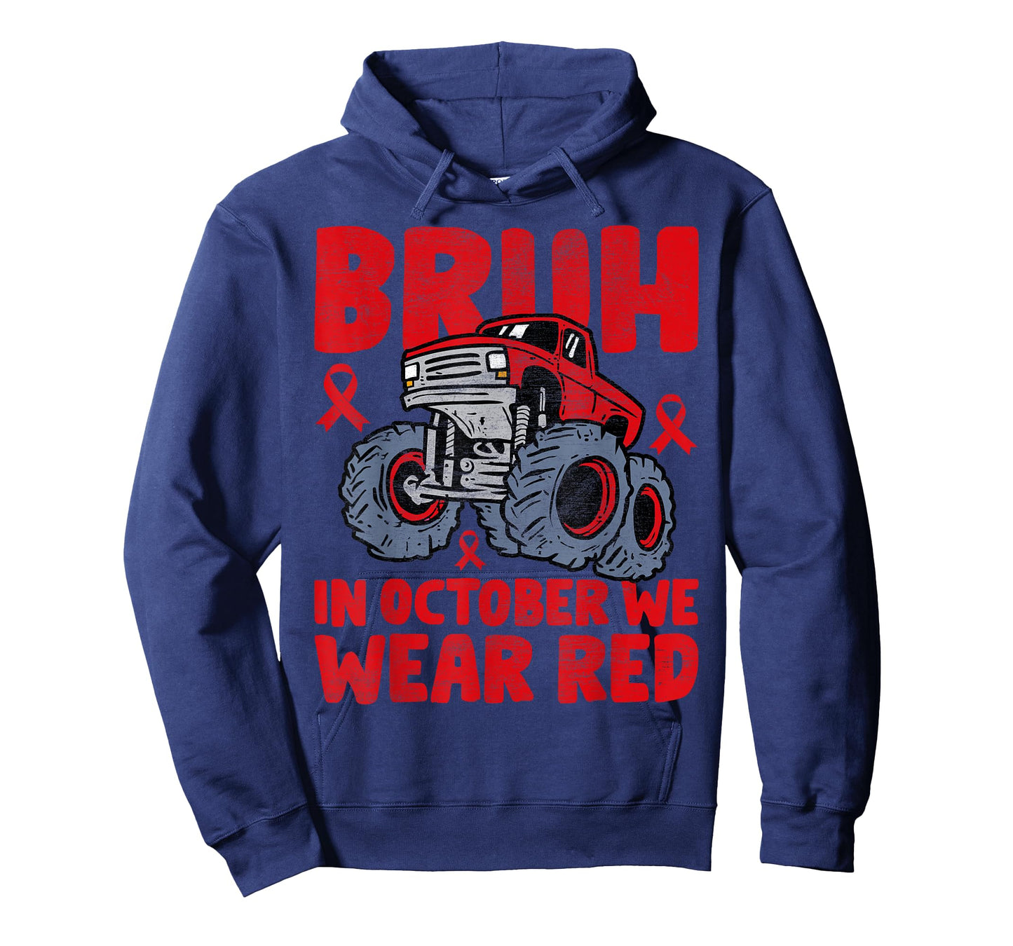 Red Ribbon Week Shirt for Kids Boys Bruh In October Wear Red T-Shirt