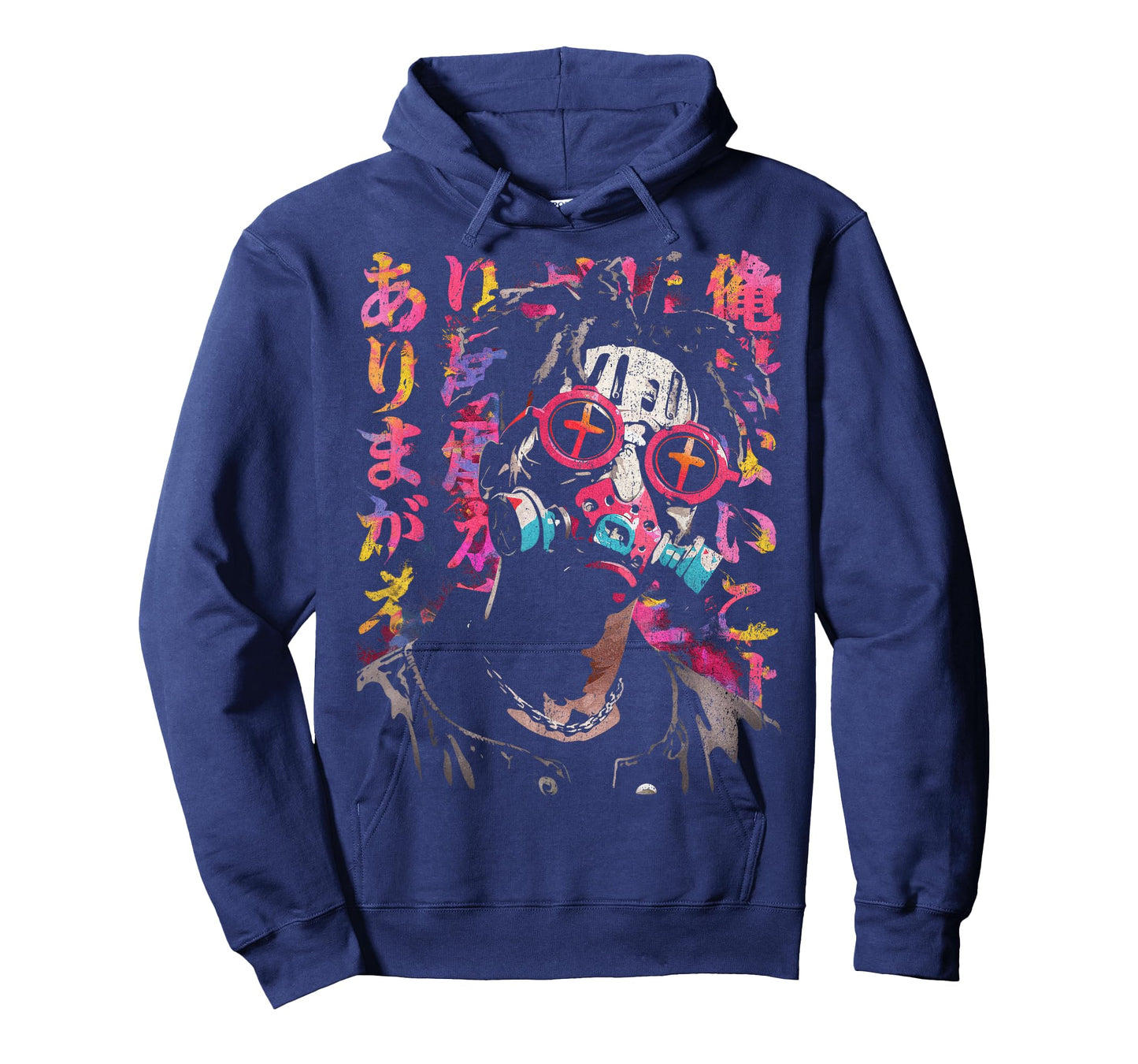 Japanese Streetwear Afro Cyberpunk Y2K Techwear Manga Anime T-Shirt