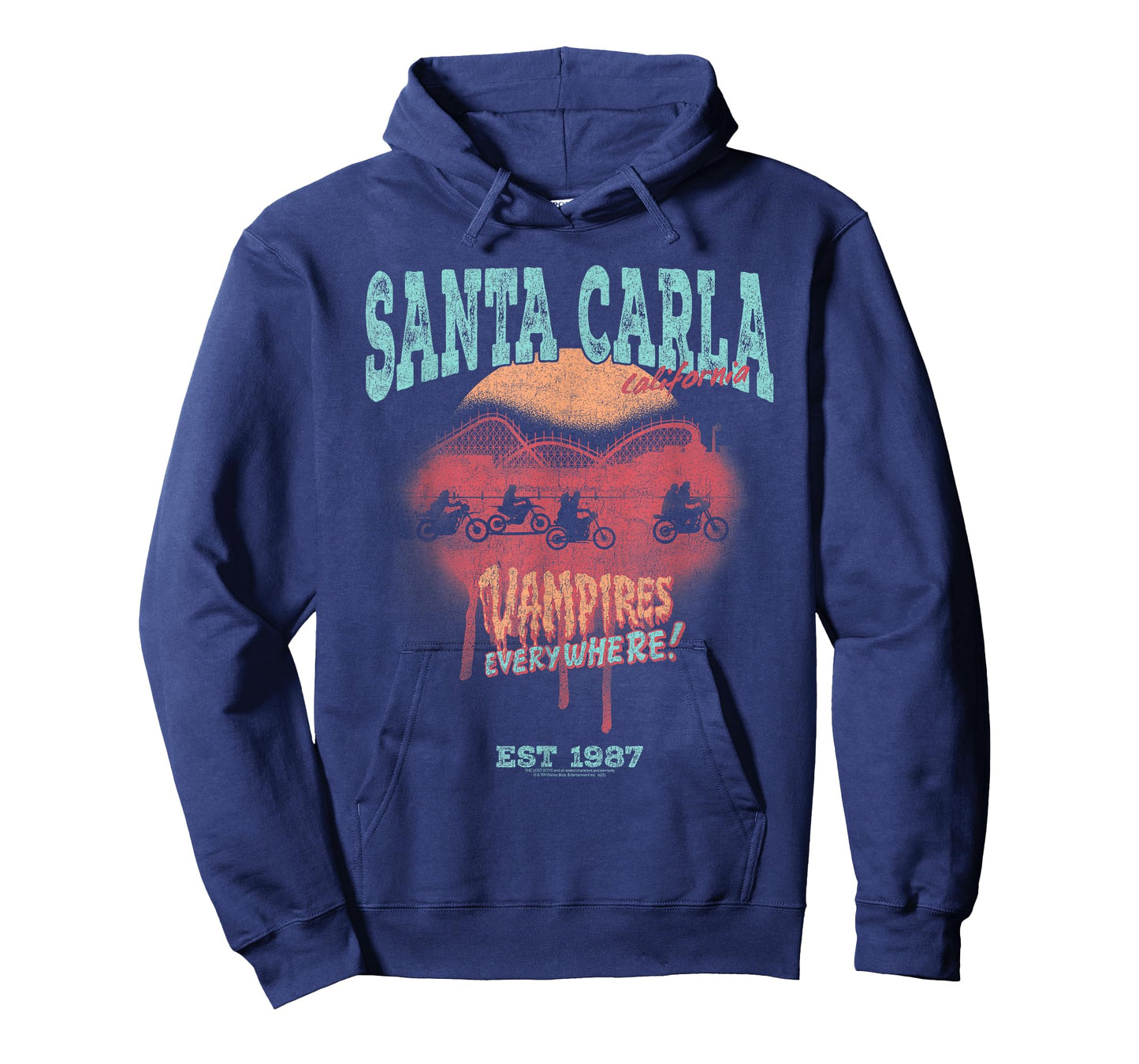 The Lost Boys Santa Carla Tourist Postcard Horror Movie T-Shirt