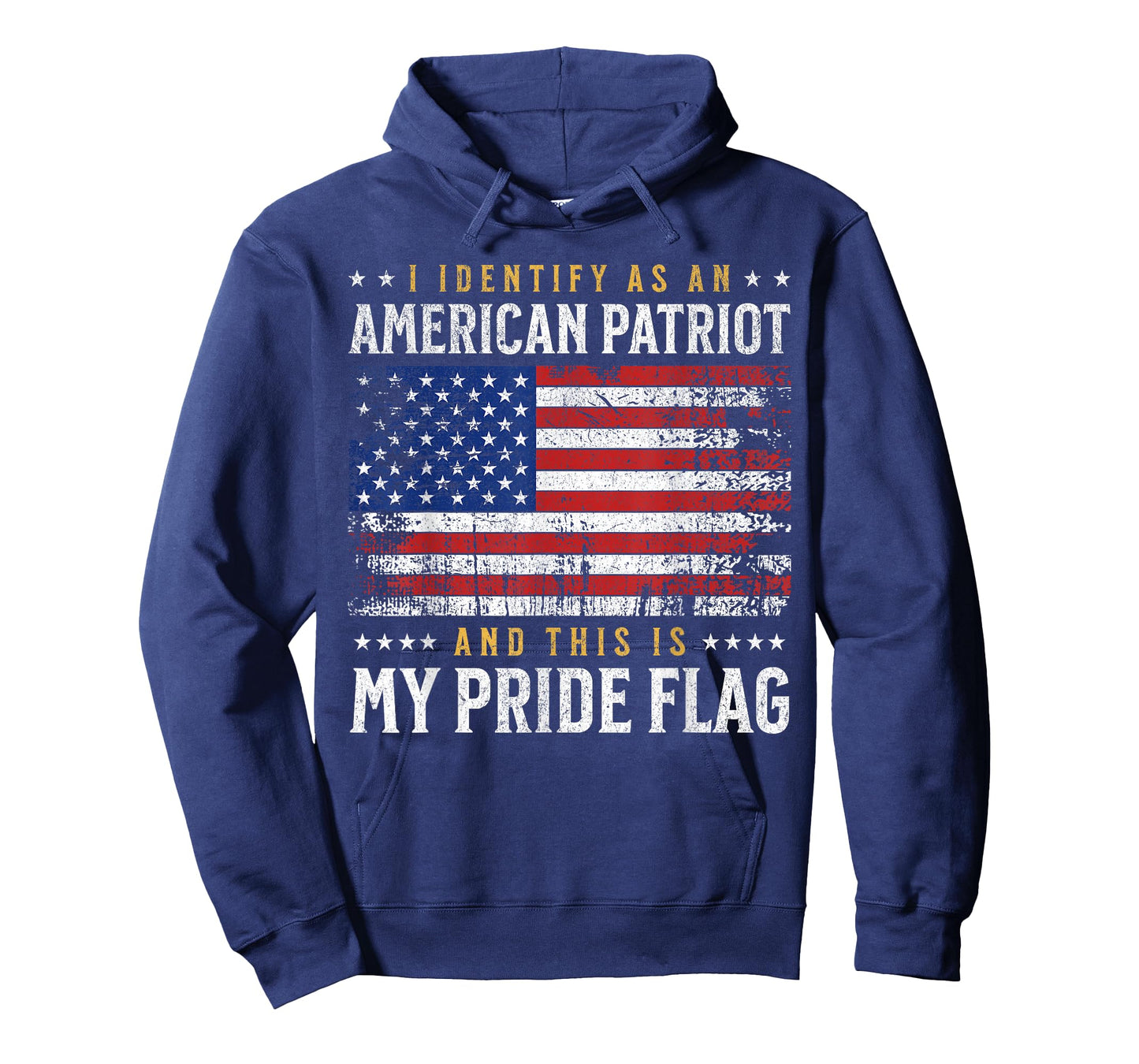 I Identify As An American Patriot And This Is My Pride Flag T-Shirt