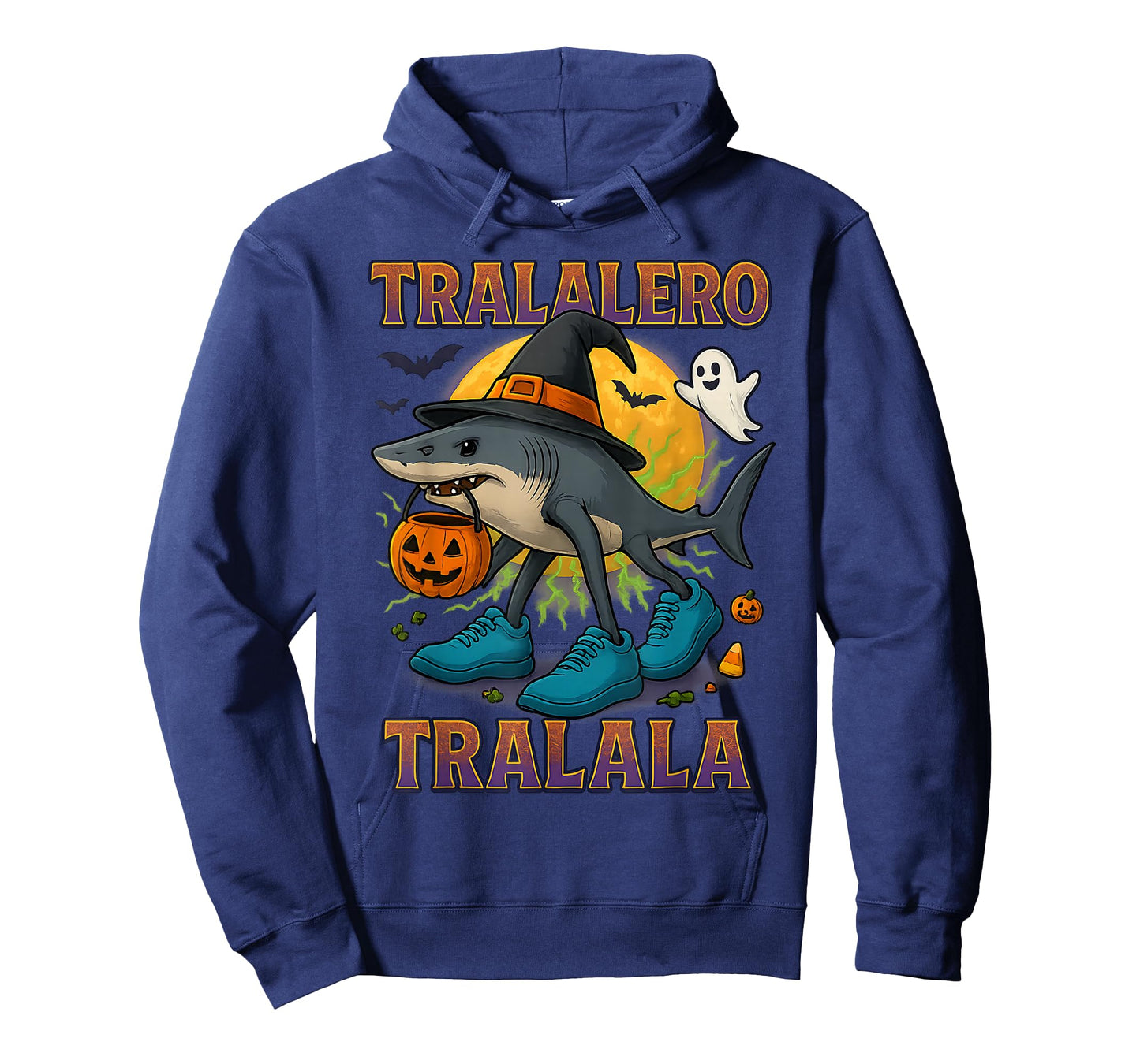 Tralalero Tralala Italian Brainrot Shark Halloween for Kids T-Shirt