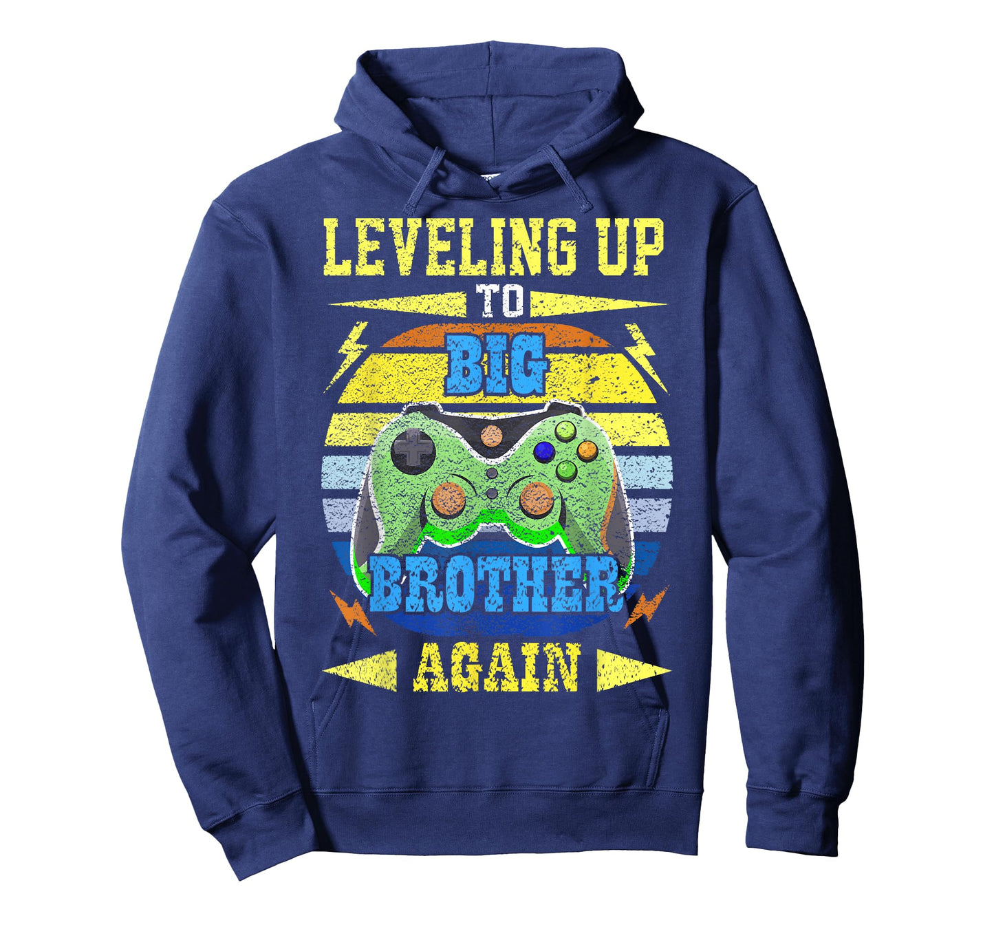 Funny Leveling Up To Big Brother Again Big Bro Gaming Gifts T-Shirt