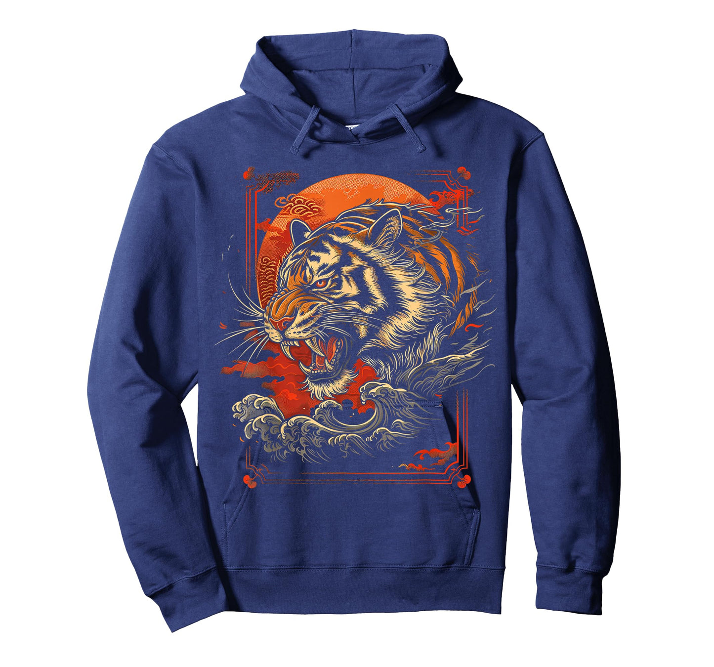 Japanese Tiger | Retro Japan Aesthetic | Tattoo Grunge T-Shirt