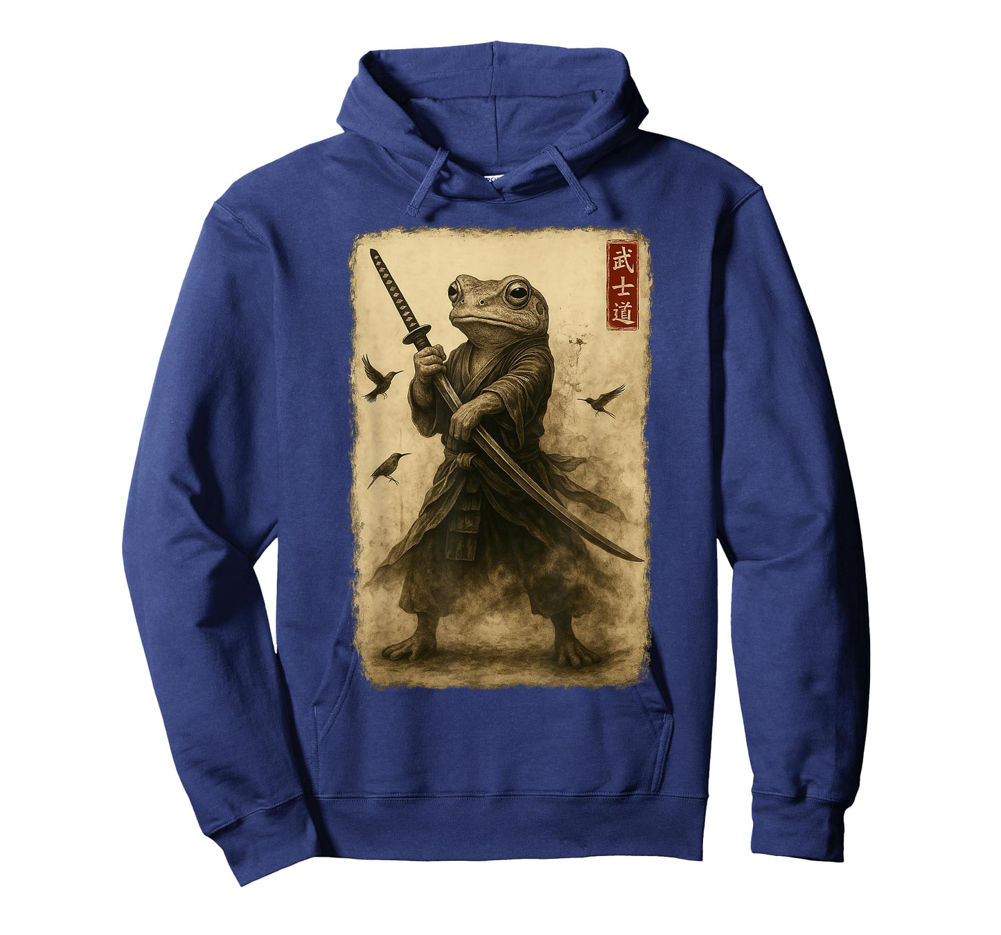 Samurai Frog Japanese Art Warrior Frog Bushido Katana T-Shirt