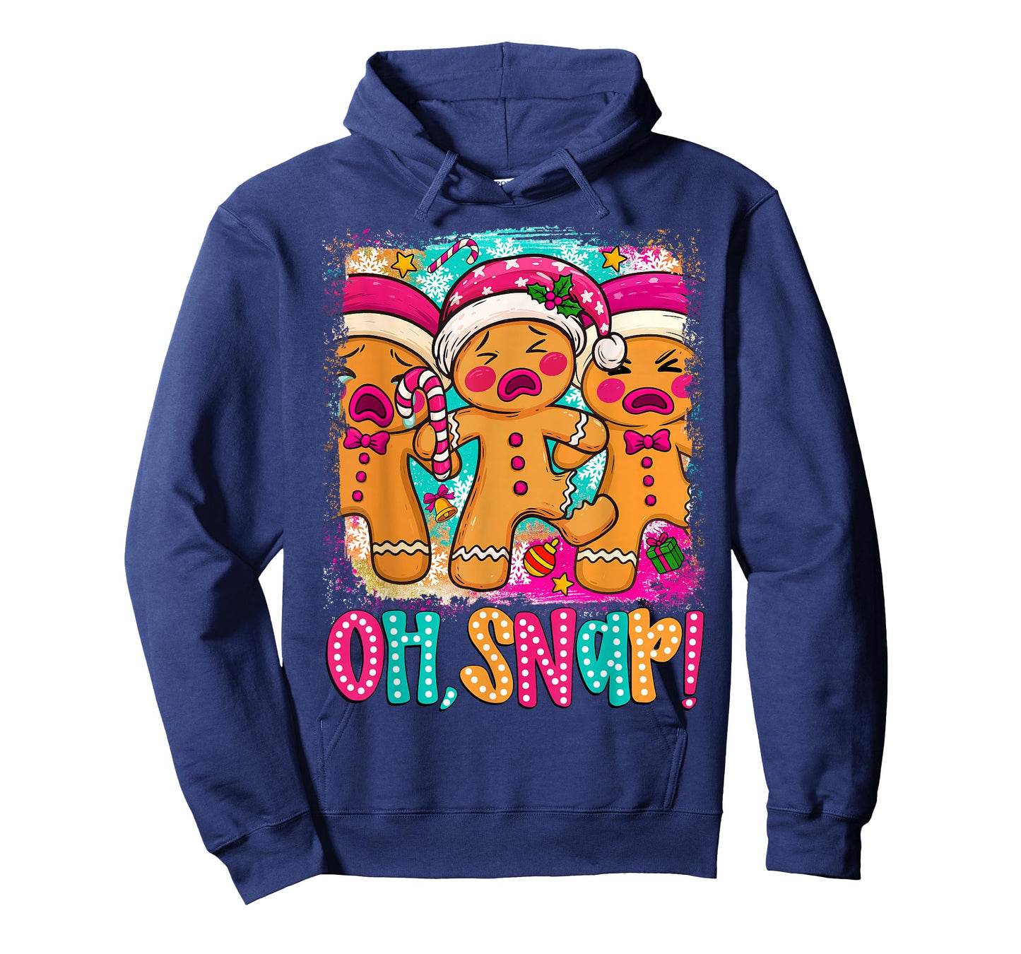 Oh Snap Funny Christmas Gingerbread Man Xmas Cookie Baking T-Shirt