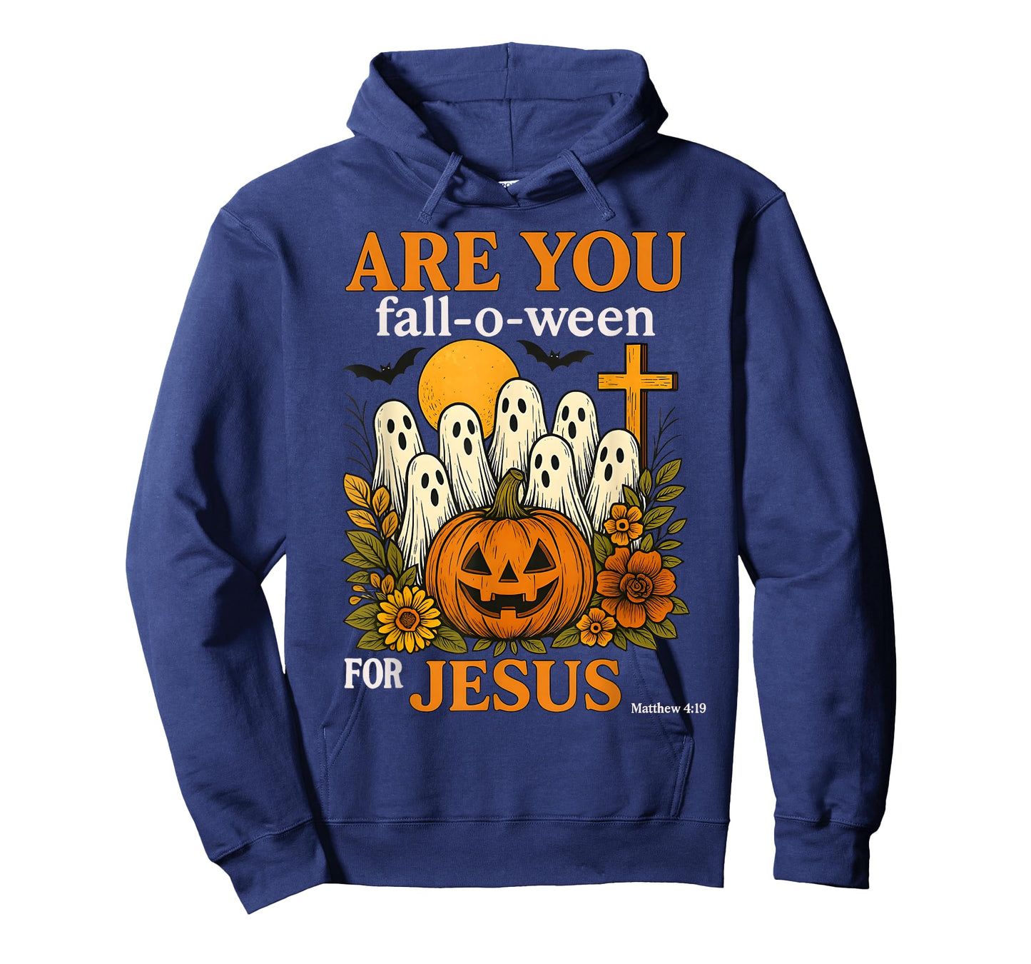 are You Fall-O-Ween Jesus Christian Halloween Ghost Pumpkin T-Shirt