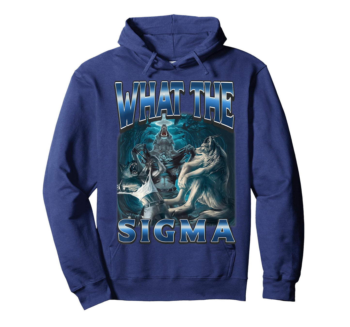 What The Sigma Alpha Werewolf Male Wolf Meme Men T-Shirt